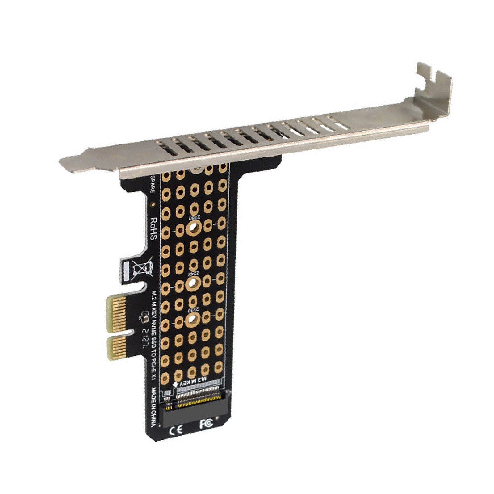 PH41-X1 M.2 NVME SSD to PCIeX1 Single Disk Adapter Expansion Card For PCIe 4.0