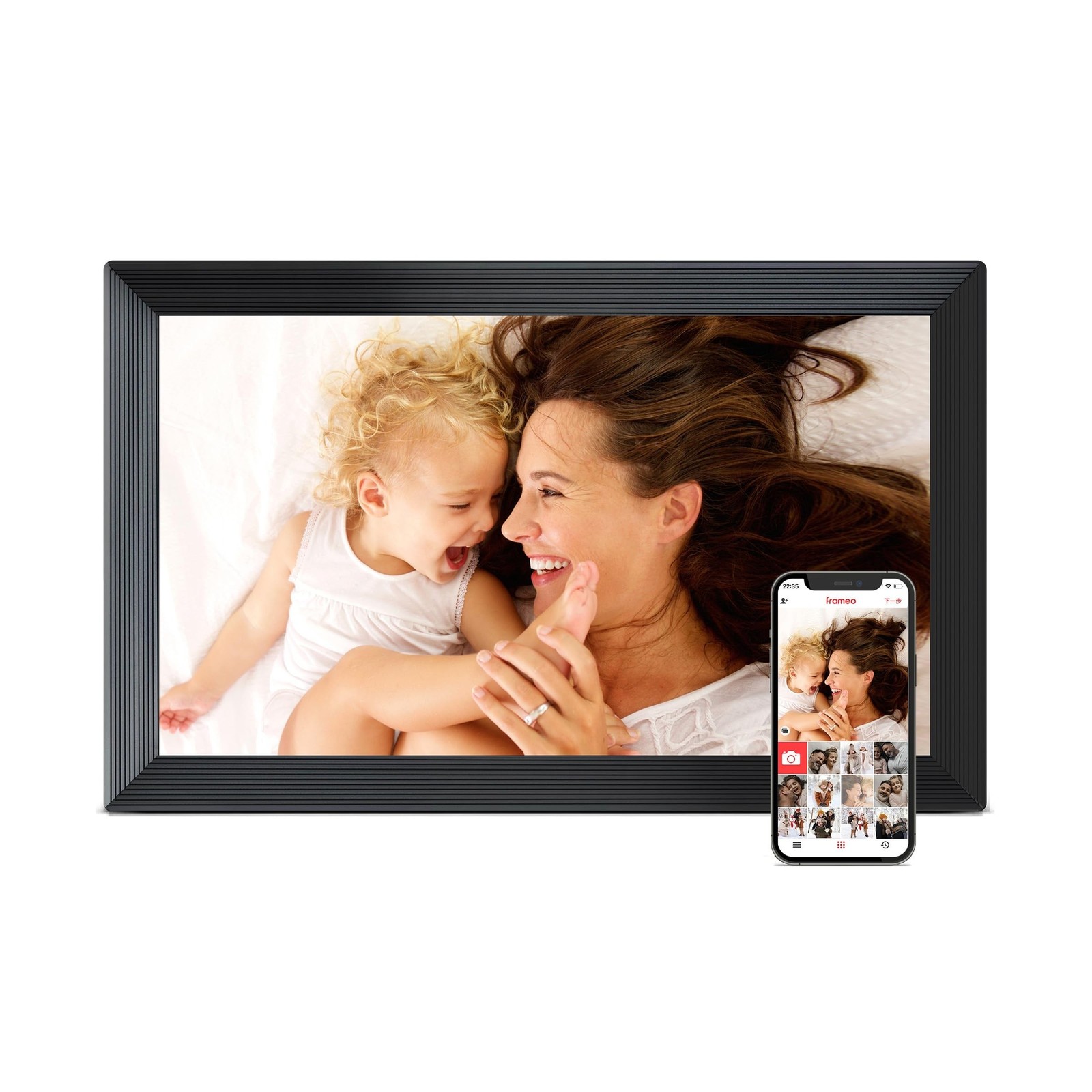 Digital Picture Frame, Frameo 15.6 inch Large Digital Photo Frame WiFi, 1920*...