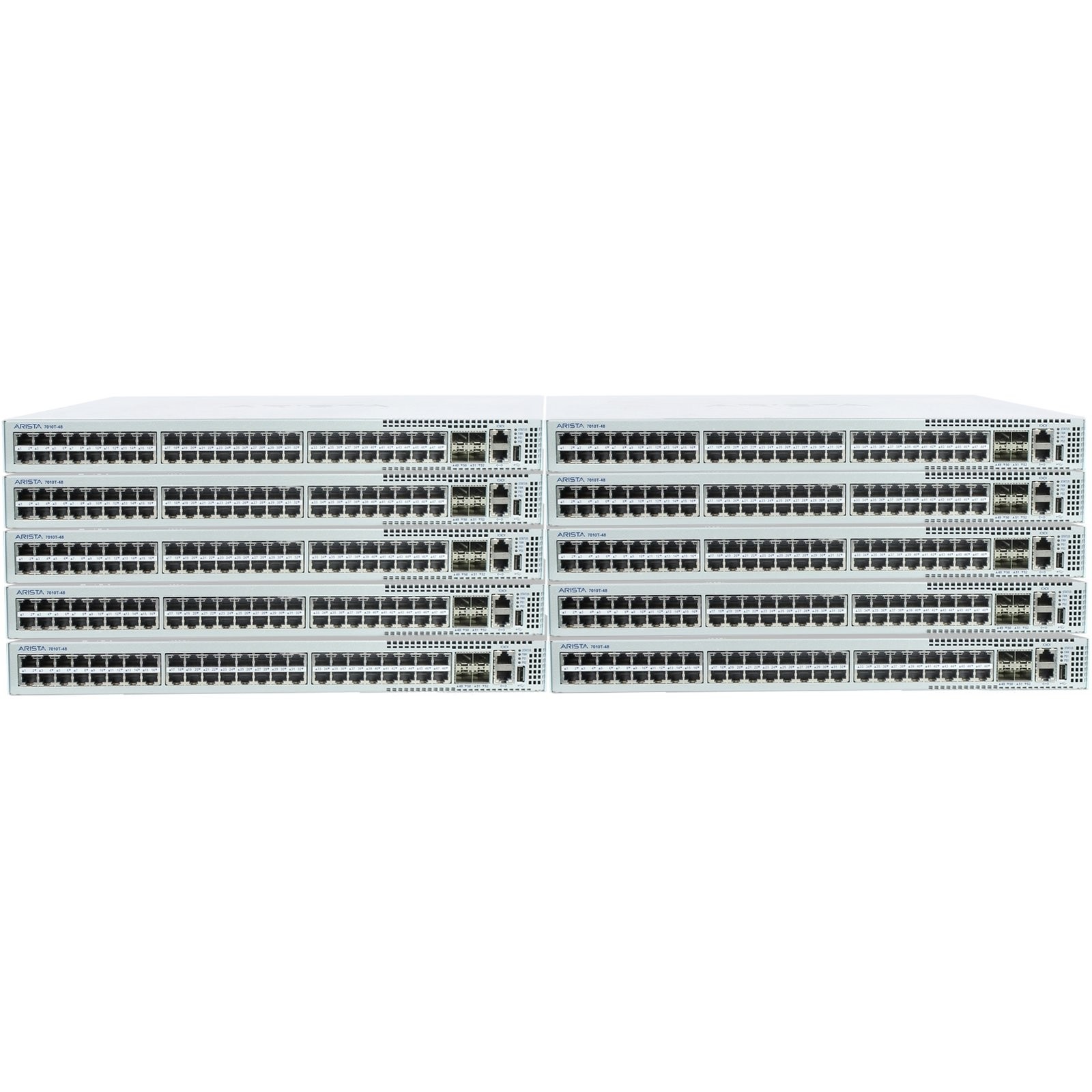 Arista DCS-7010T-48-F 48P 1GbE 4P 10GbE SFP+ Switch (Lot of 10)