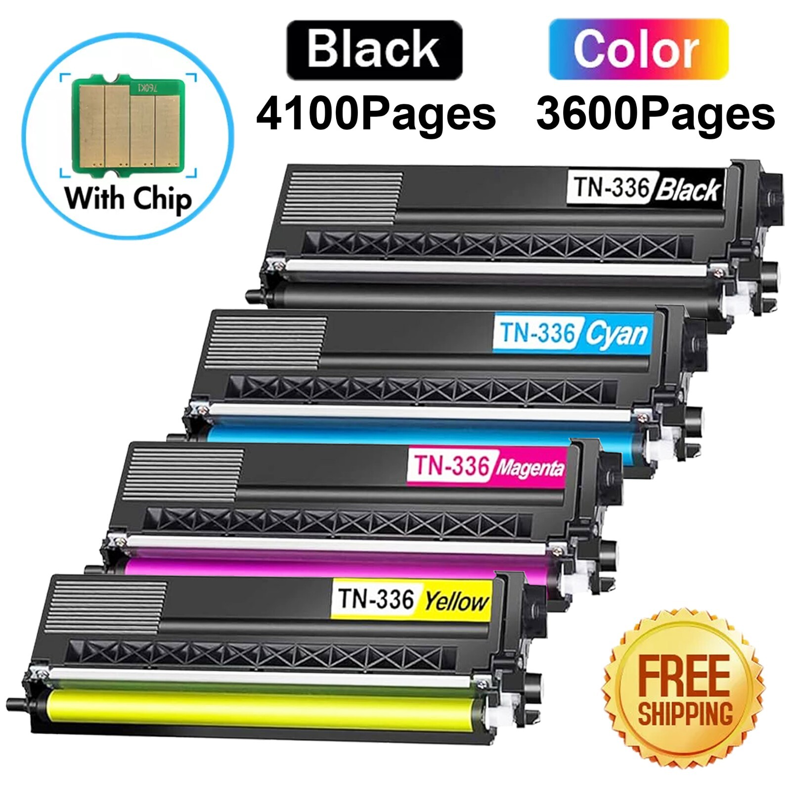 TN336 Toner Compatible With Brother TN-336 HL-L8250CDN MFC-L8850CDW MFC-L8600CDW