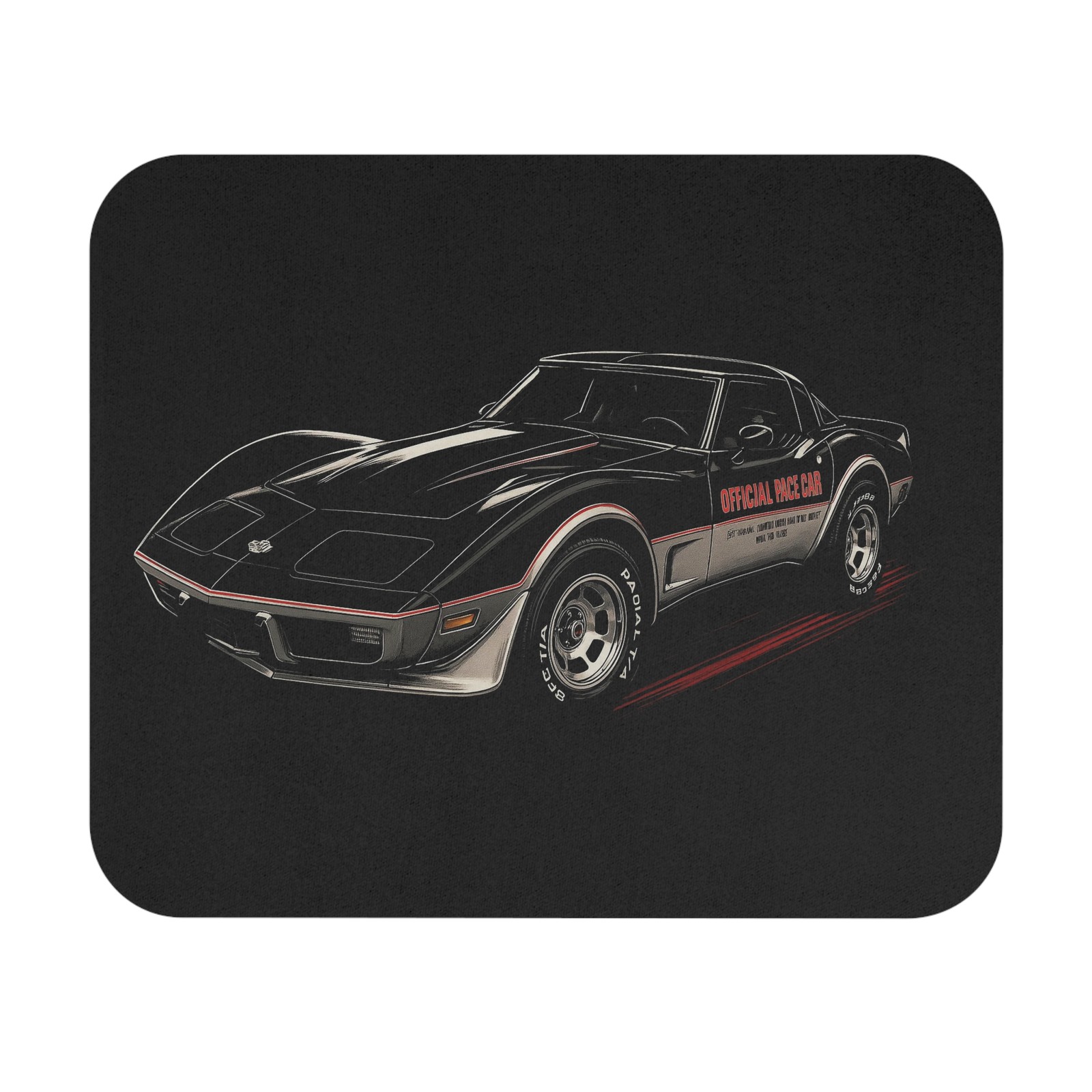 1978 C3 Pace Car Indy 500 Official Edition Classic Chevy Artwork Mouse Pad
