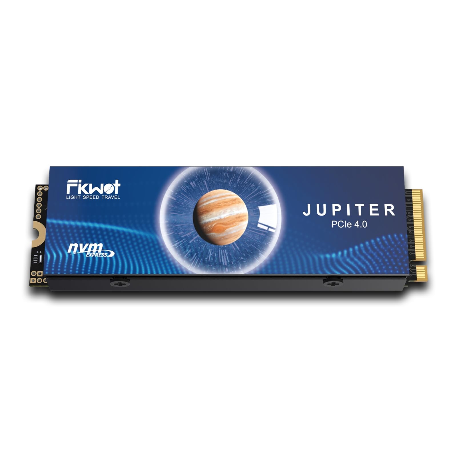 Fikwot FX910 M.2 SSD 500GB NVMe SSD, PCIe Gen4 Gaming SSD with Heatsink, Up t...