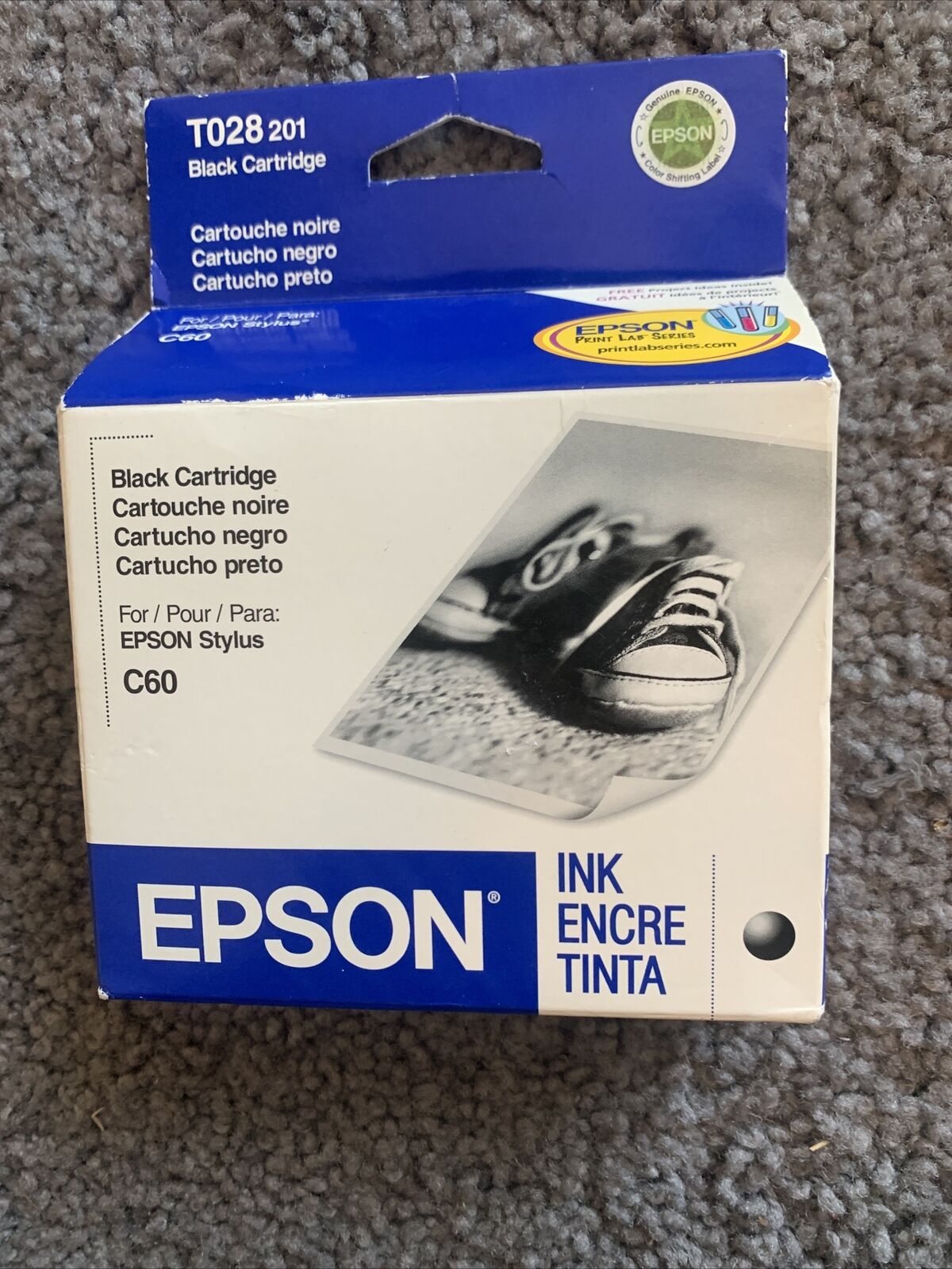 EPSON T028 201 BLACK INK CARTRIDGE EXP. 10/07