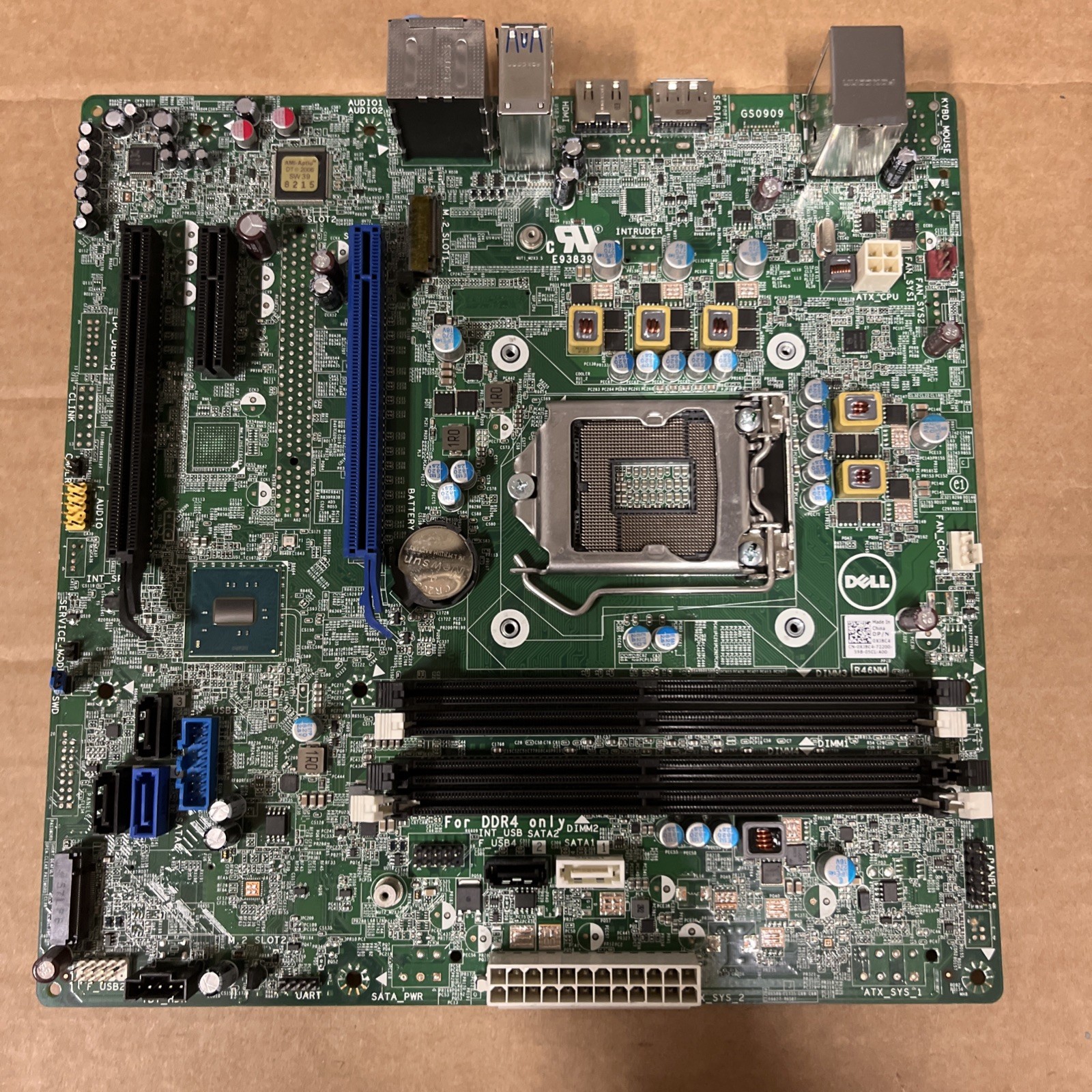 Dell XPS 8900 Desktop Motherboard | DDR4 LGA1151 | 0XJ8C4 | No I/O Shield