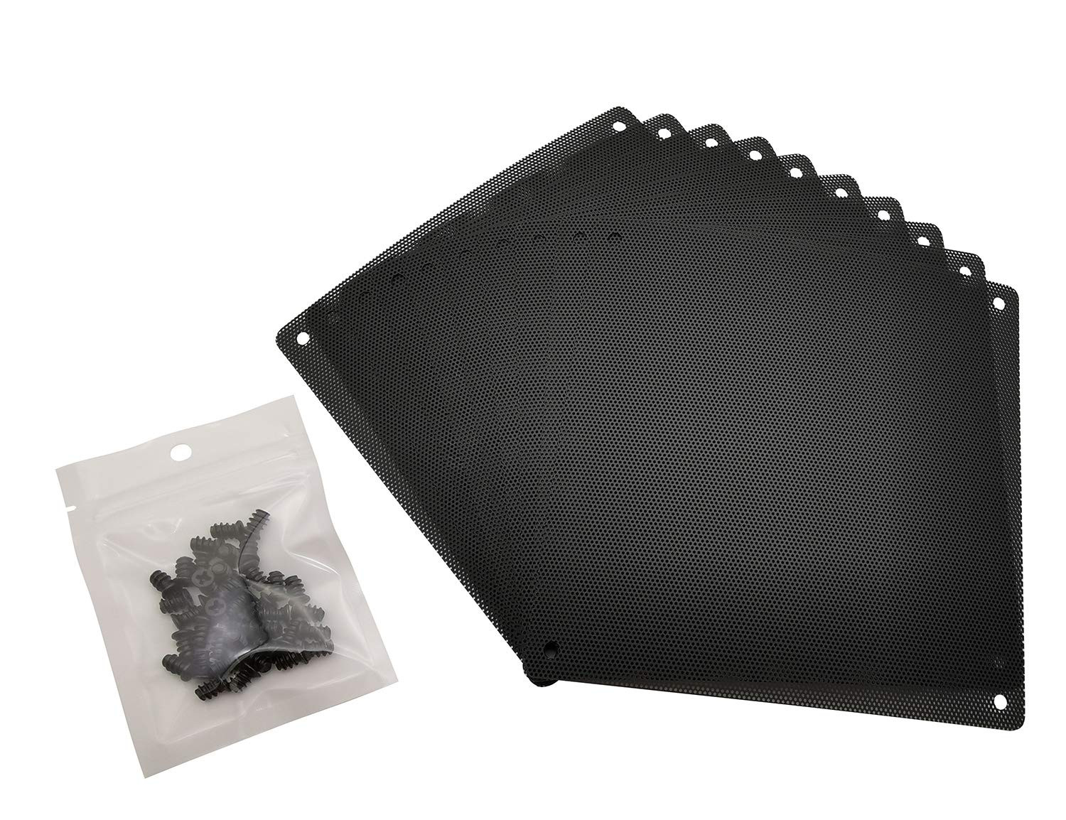 120Mm PC Computer Case Fan Dust Filter Screen Dustproof Case Cover with Screws,