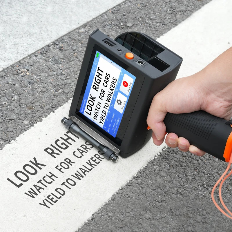 50.8mm Expiry Date Industrial Hand Inkjet Printer Variable Qr Code Barcode