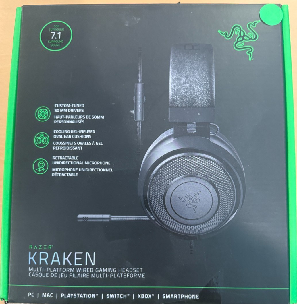 Title Razer Kraken 2019 Gaming Headset - Matte Black - ***READ CONDITION***