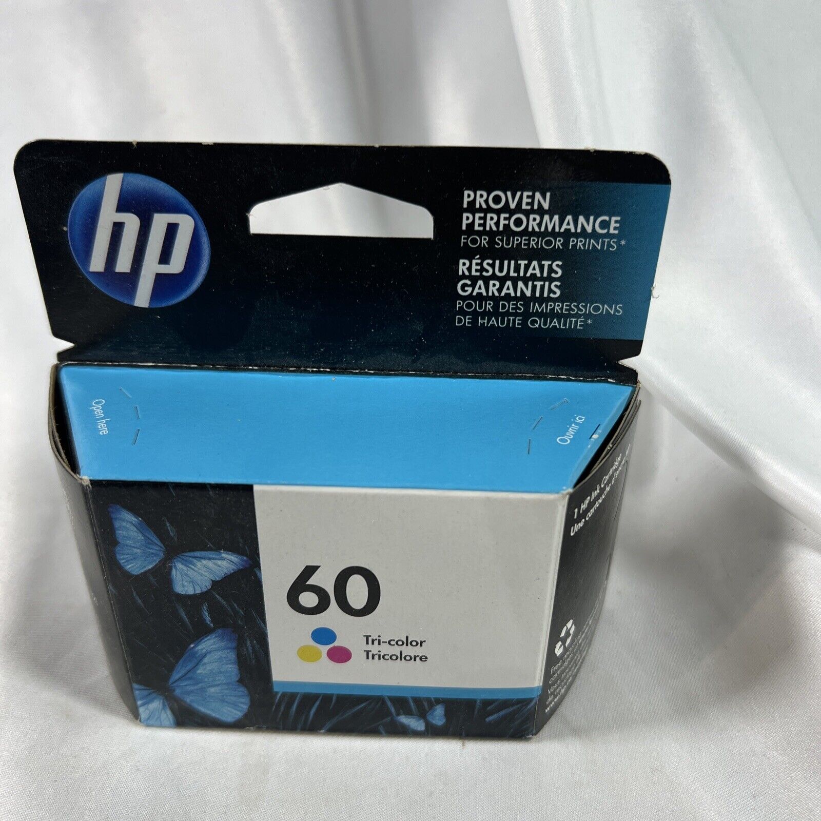 Genuine HP 60 Tri-Color Ink Cartridge CC643WN DeskJet Expired, New Sealed-2