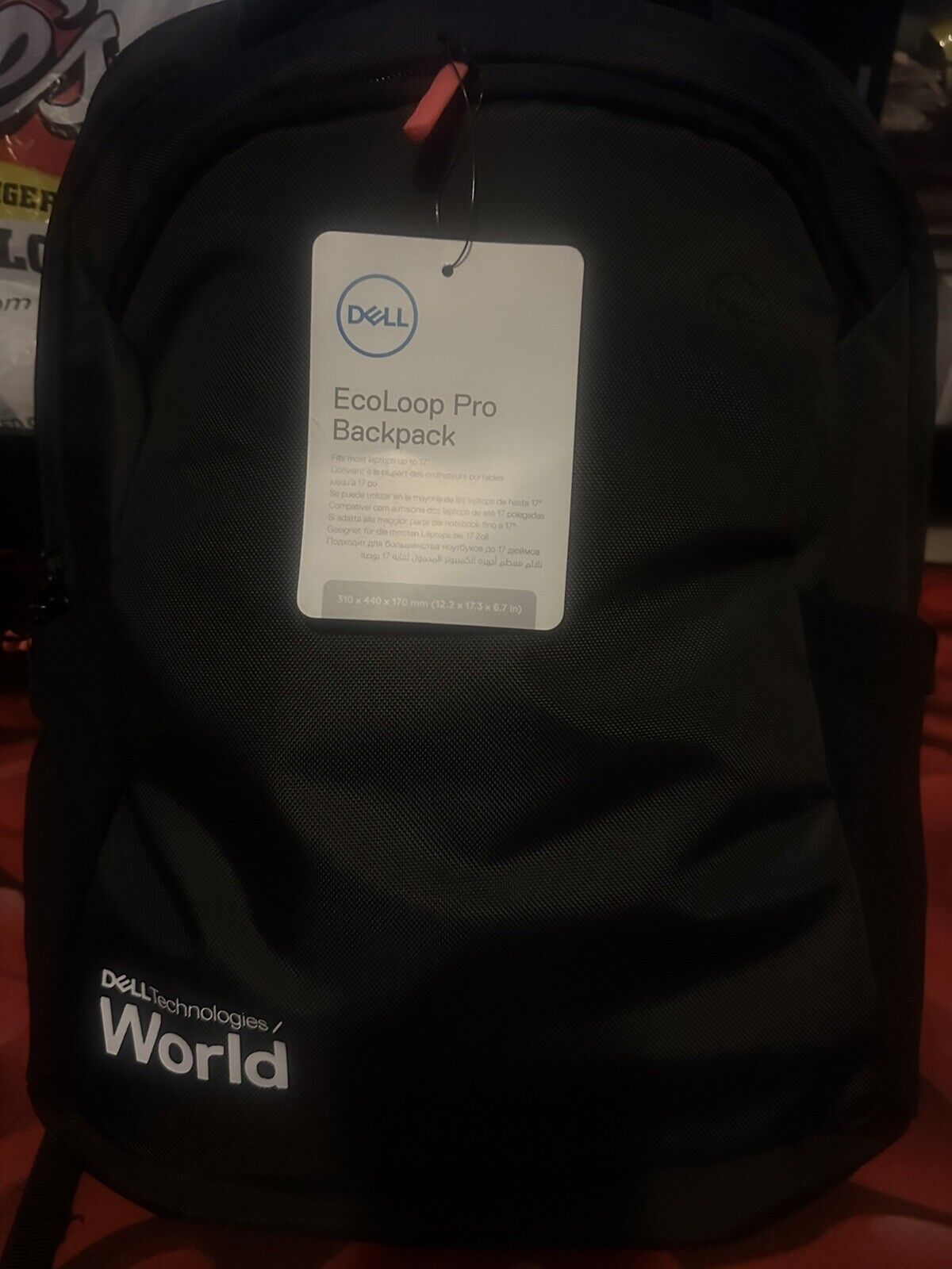 New Dell EcoLoop Pro Black Carrying Case Backpack For 17