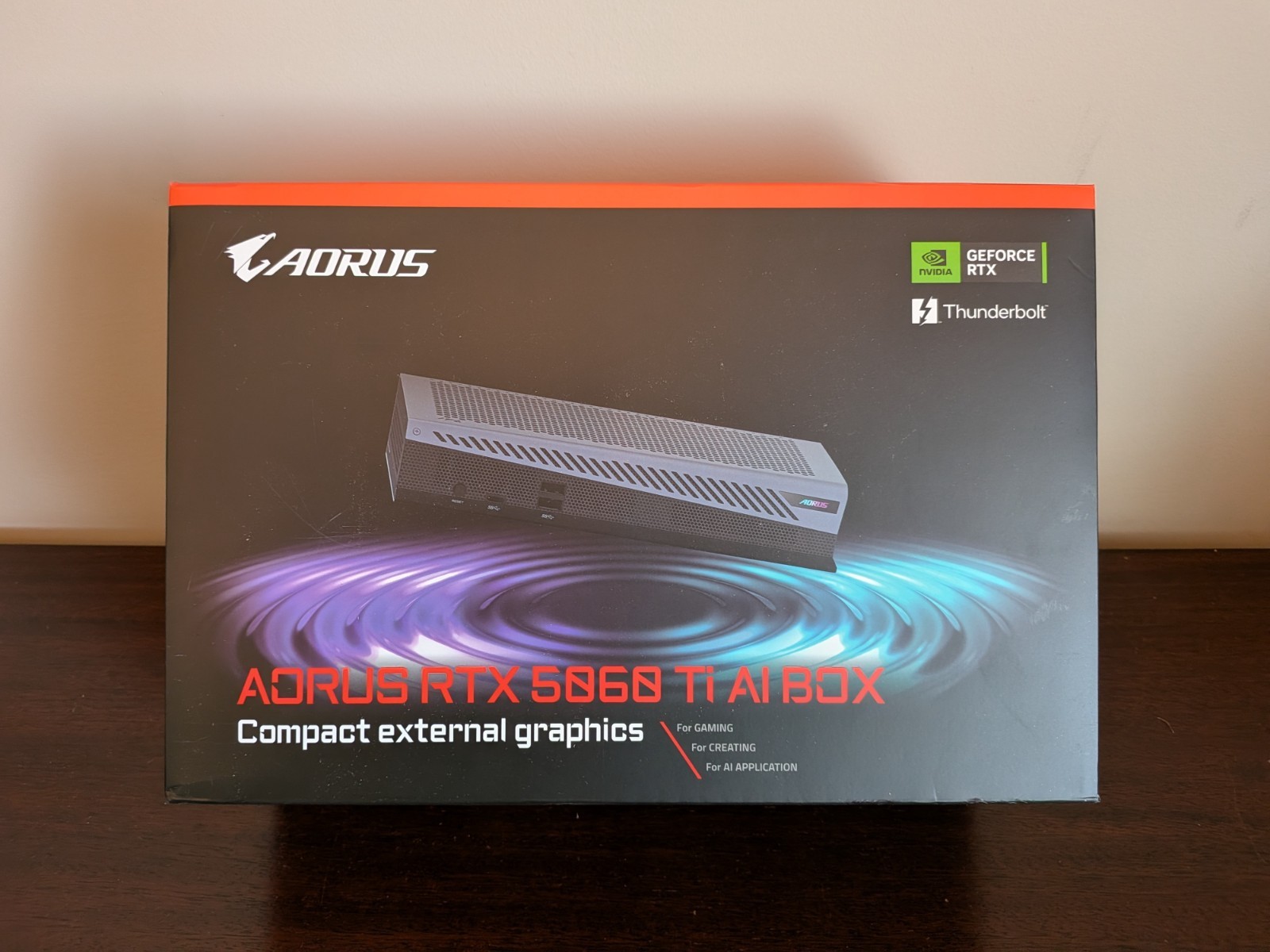 GIGABYTE AORUS GeForce RTX 5060 Ti 16GB GDDR7 AI Box eGPU - BRAND NEW/UNOPENED