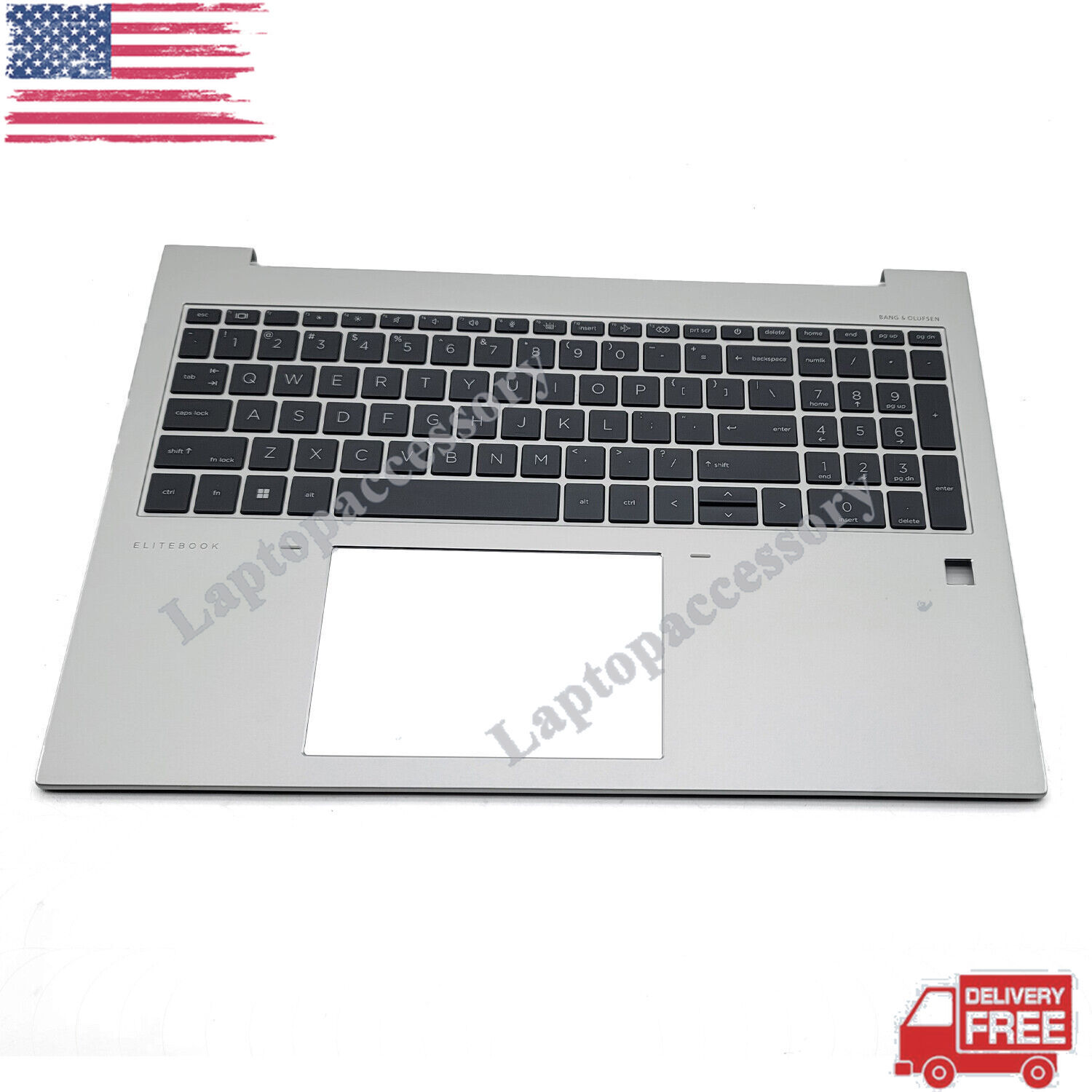 New For HP EliteBook 860 865 G9 G10 Palmrest Backlit Keyboard N08145-001 Silver