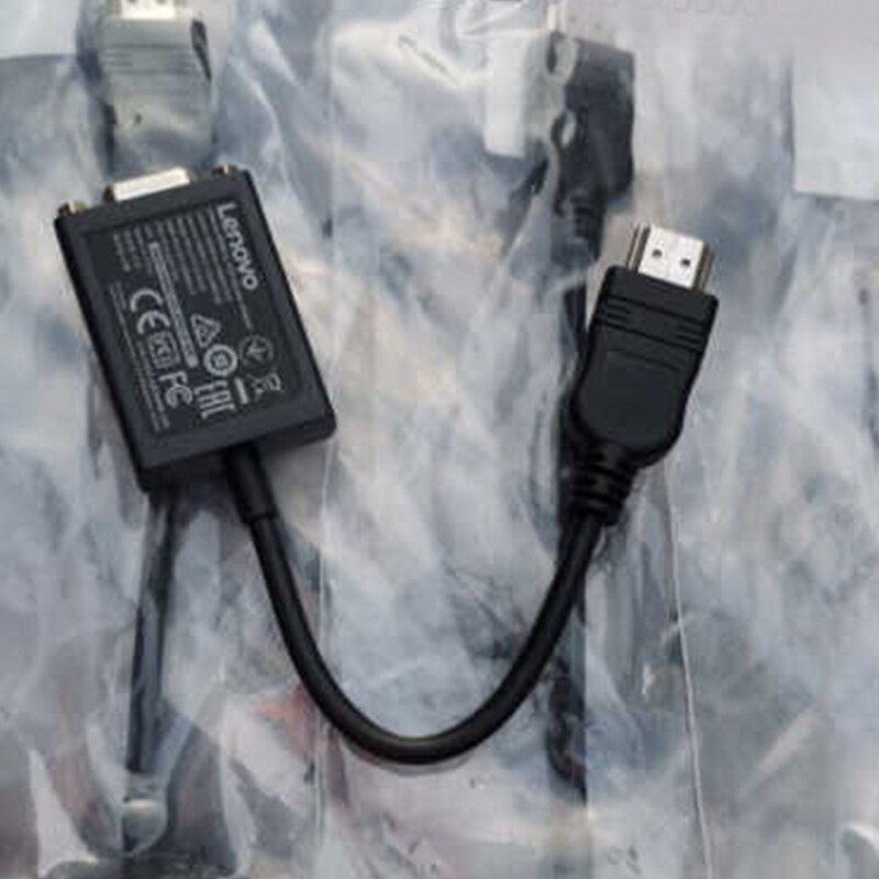1pc For ThinkPad X13 T14 HDMI to VGA Projector Adapter Cable Converter