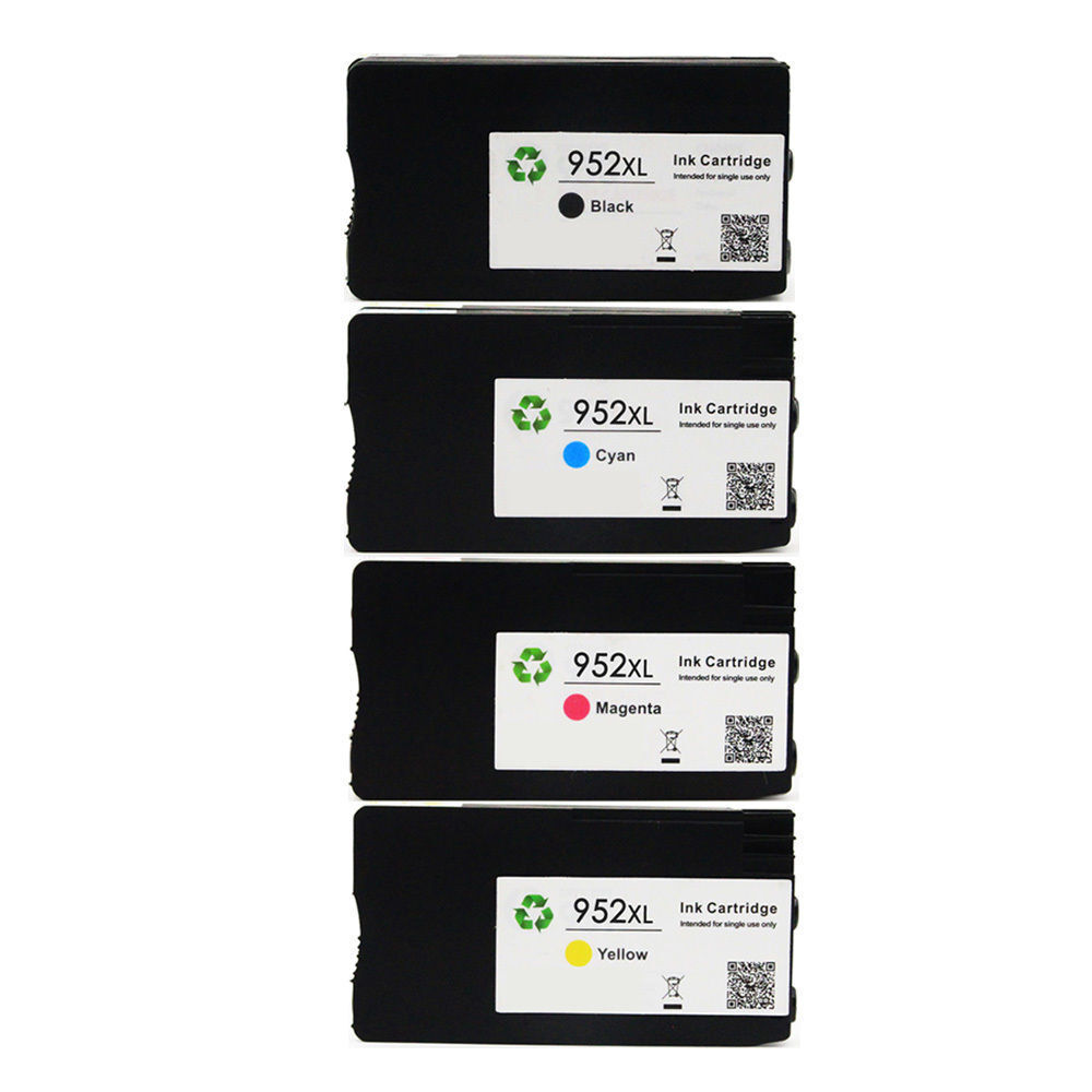 4PK Pack High Yield Ink Cartridge for HP 952XL Officejet Pro 8210 8720 8730