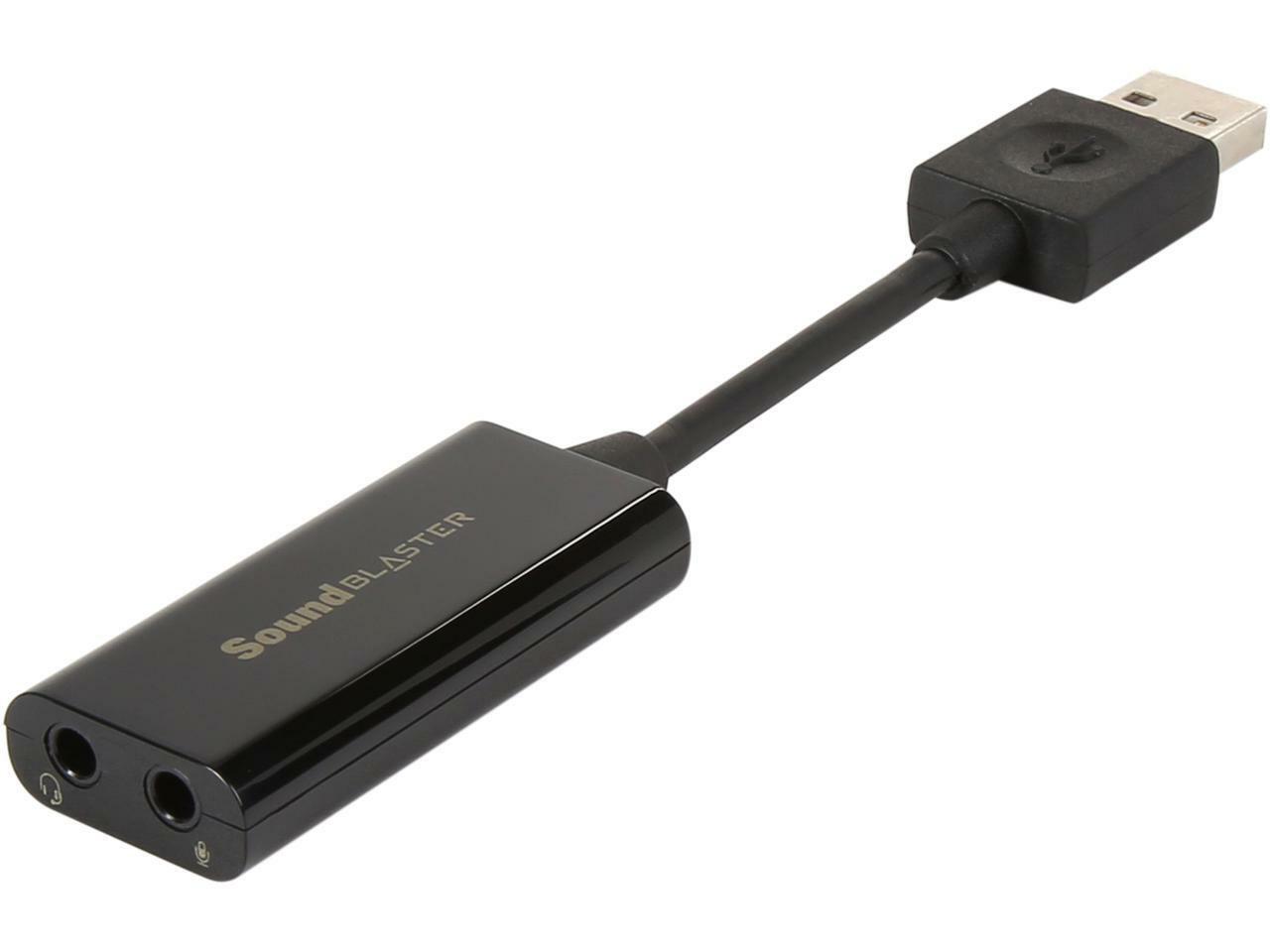 Creative Labs Sound Blaster Play 3 External USB Sound Adapter for Windows and M