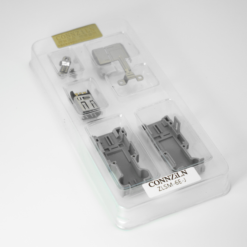 1set SM-6E 54280-0609 1394 6pin Female Connector Replace For JZSP-CMP9-2-E