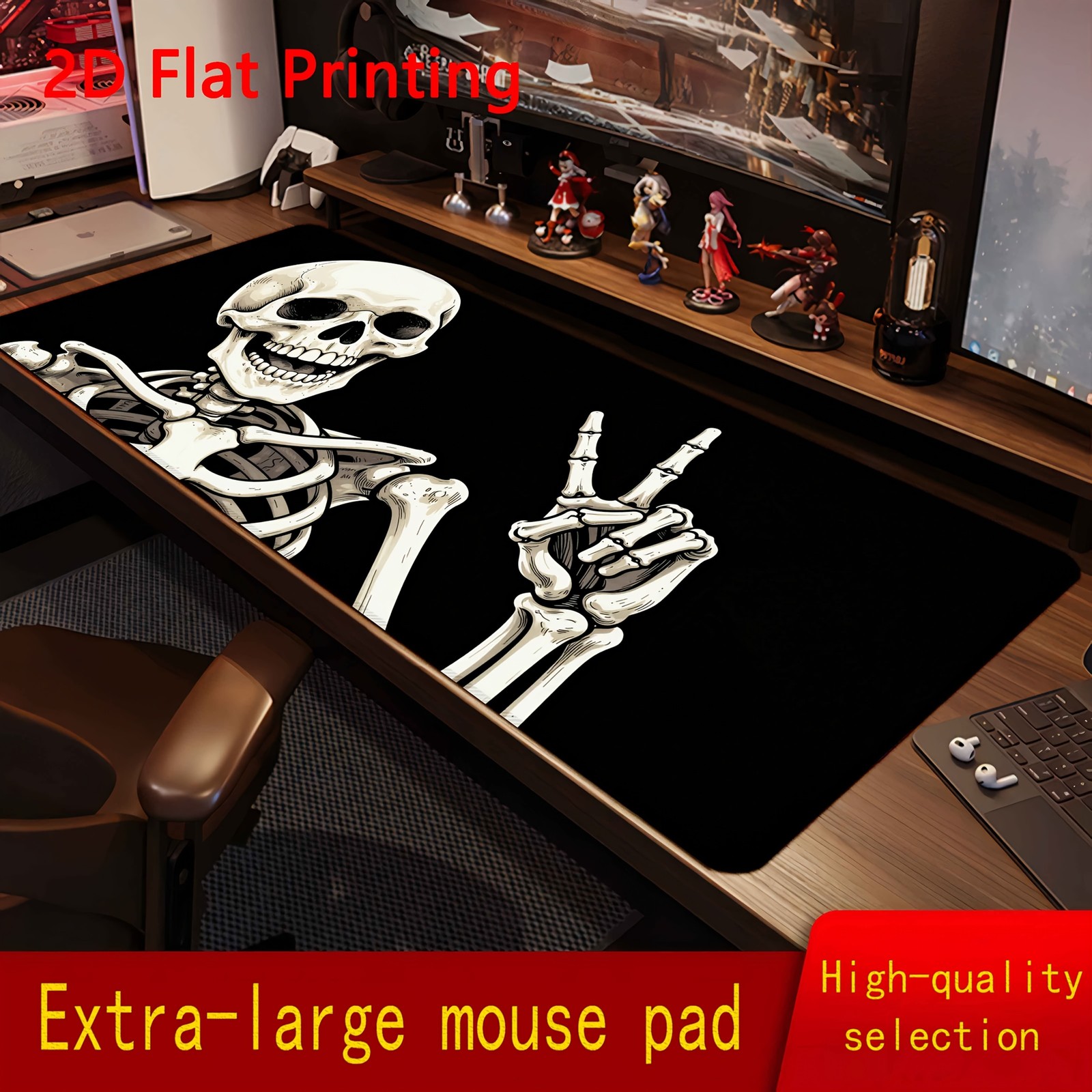 1pc Diatomite Mouse Pad Large Non-Slip Desk Mat Gaming Office Keyboard Pad Dur