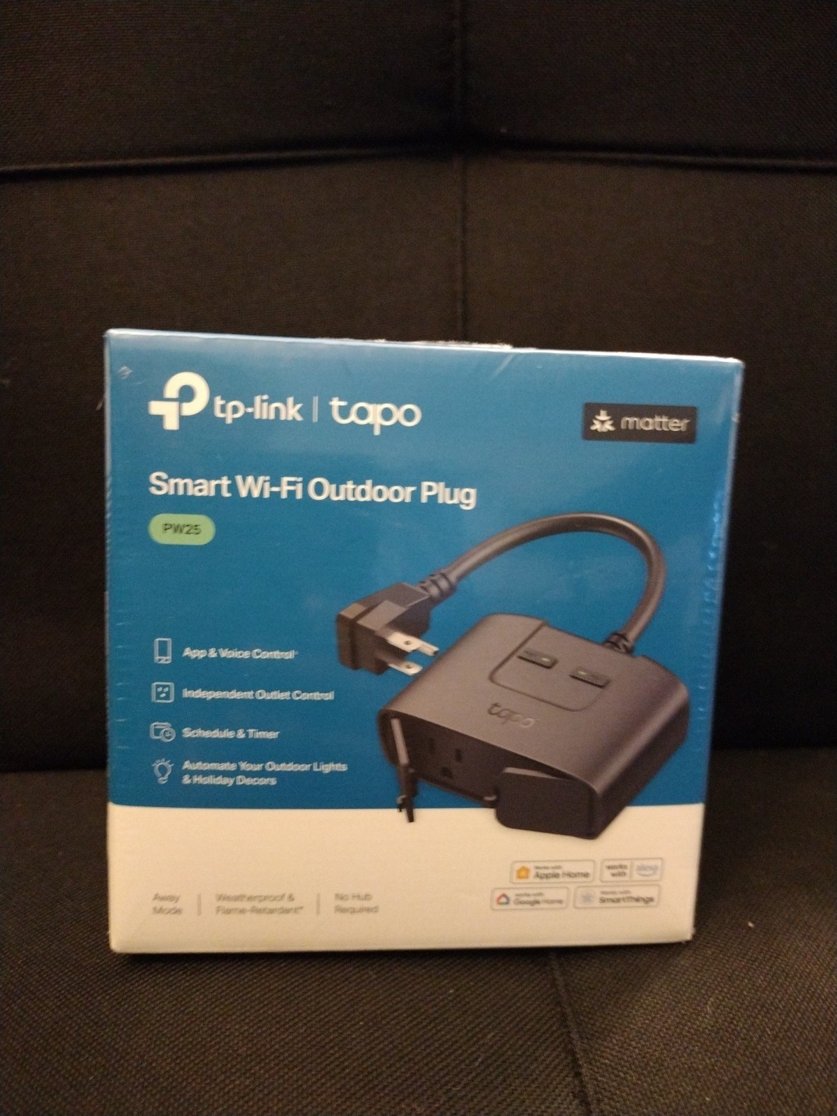 TP-Link PW25 Tapo Wi-Fi Smart Weatherproof Outdoor Dual Plug