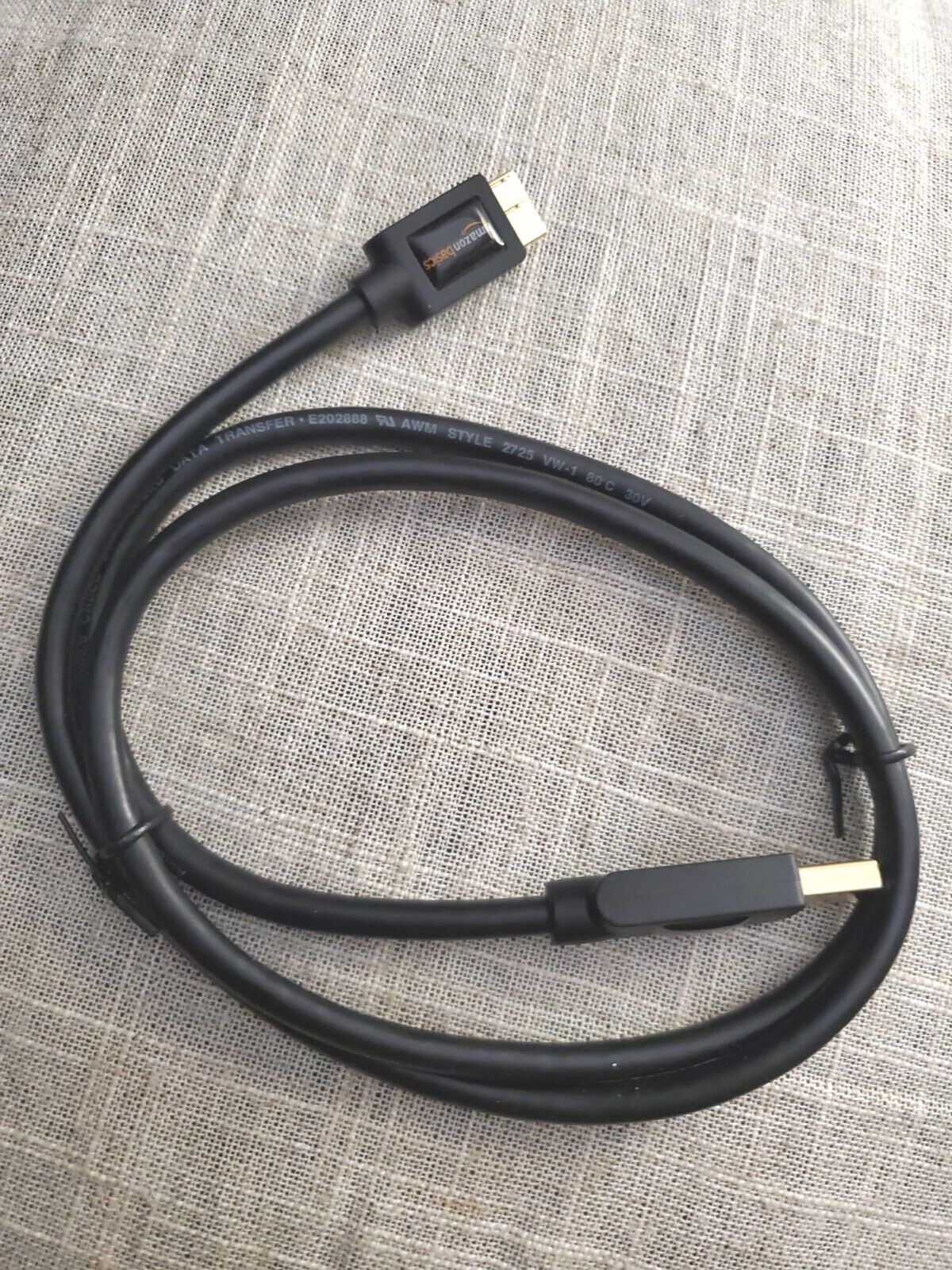 NEW AmazonBasics USB 3.0 Charger Cable - A-Male to Micro-B - 3 Feet (0.9 Meters)