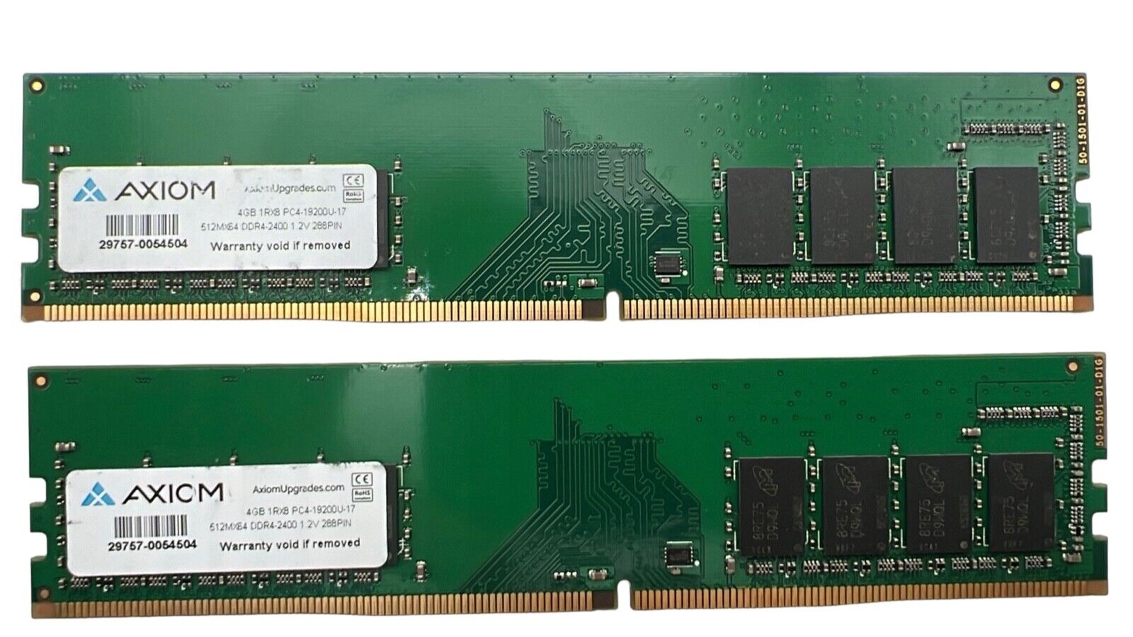 AXIOM 8GB (2x4GB) PC4-19200 DDR4-2400 RAM Desktop SDRAM 29757-0054504