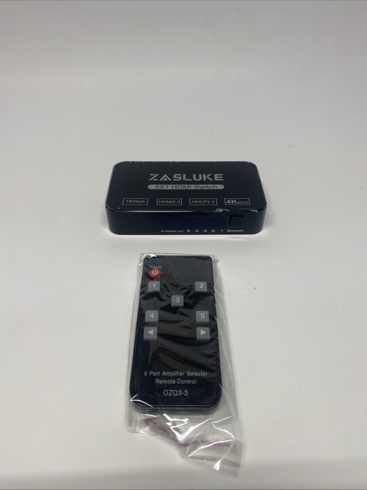 HDMI USB 5X1 Port ZASLUKE  Switch 4K60HZ