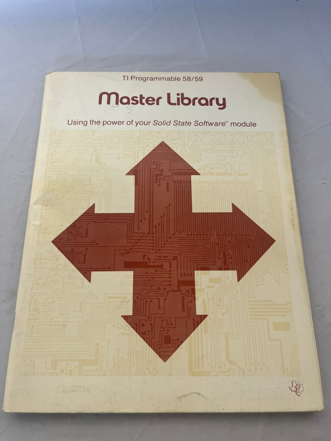 Texas Instruments TI-58 TI-59 Programmable Calculator Master Library Manual Book