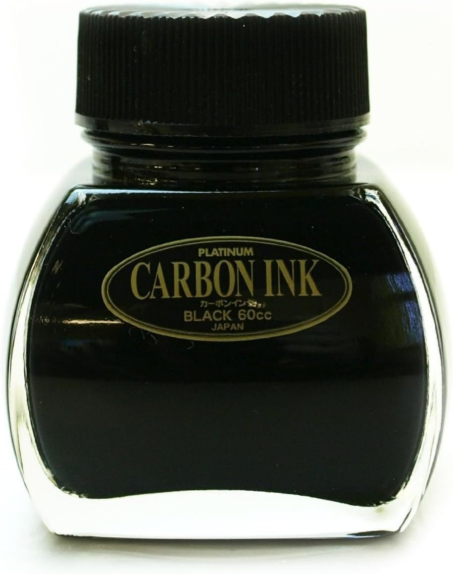 Platinum Carbon Ink Bottle 60ml - Black - Japan