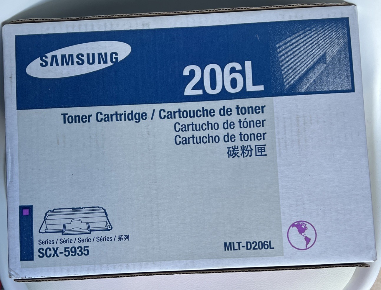 Genuine Samsung MLT-D206L Black Toner - NEW Open Box