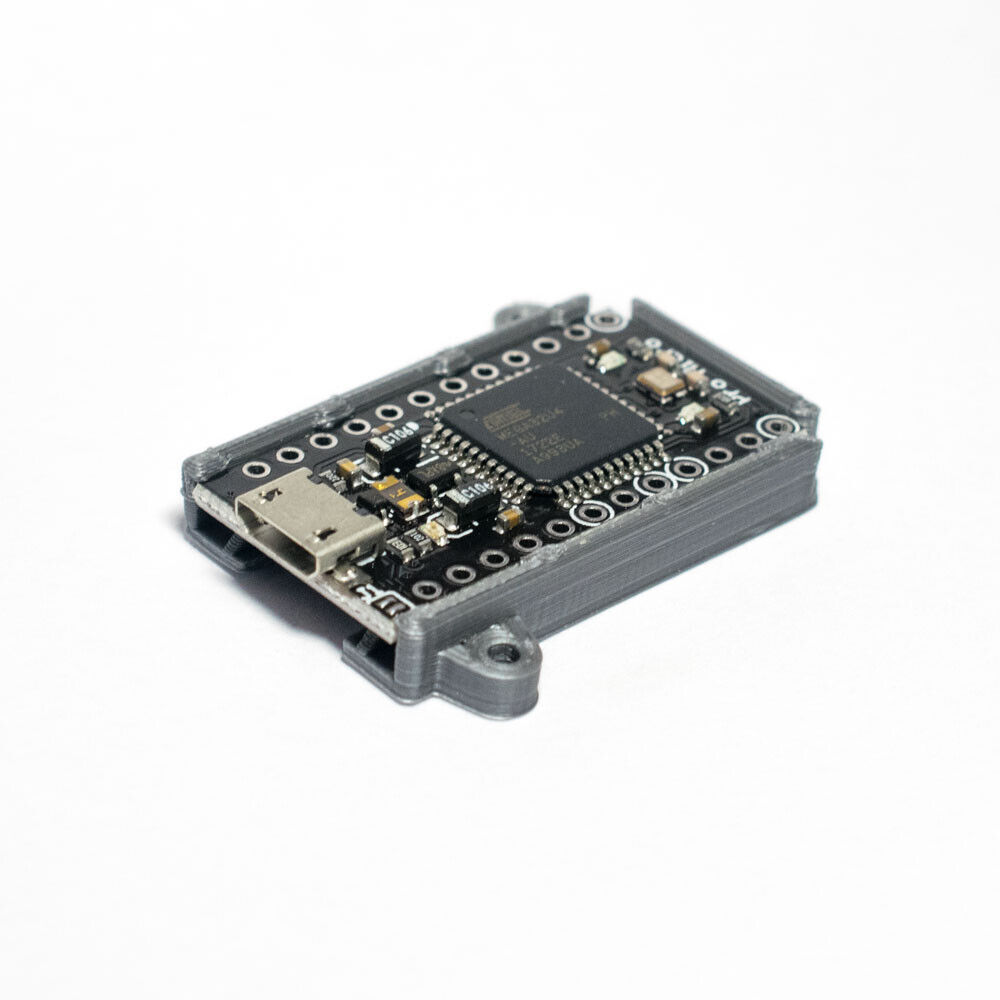 Snap-Fit Microcontroller Mount for Arduino Pro Micro, Elite-C, Elite-Pi, Teensy,