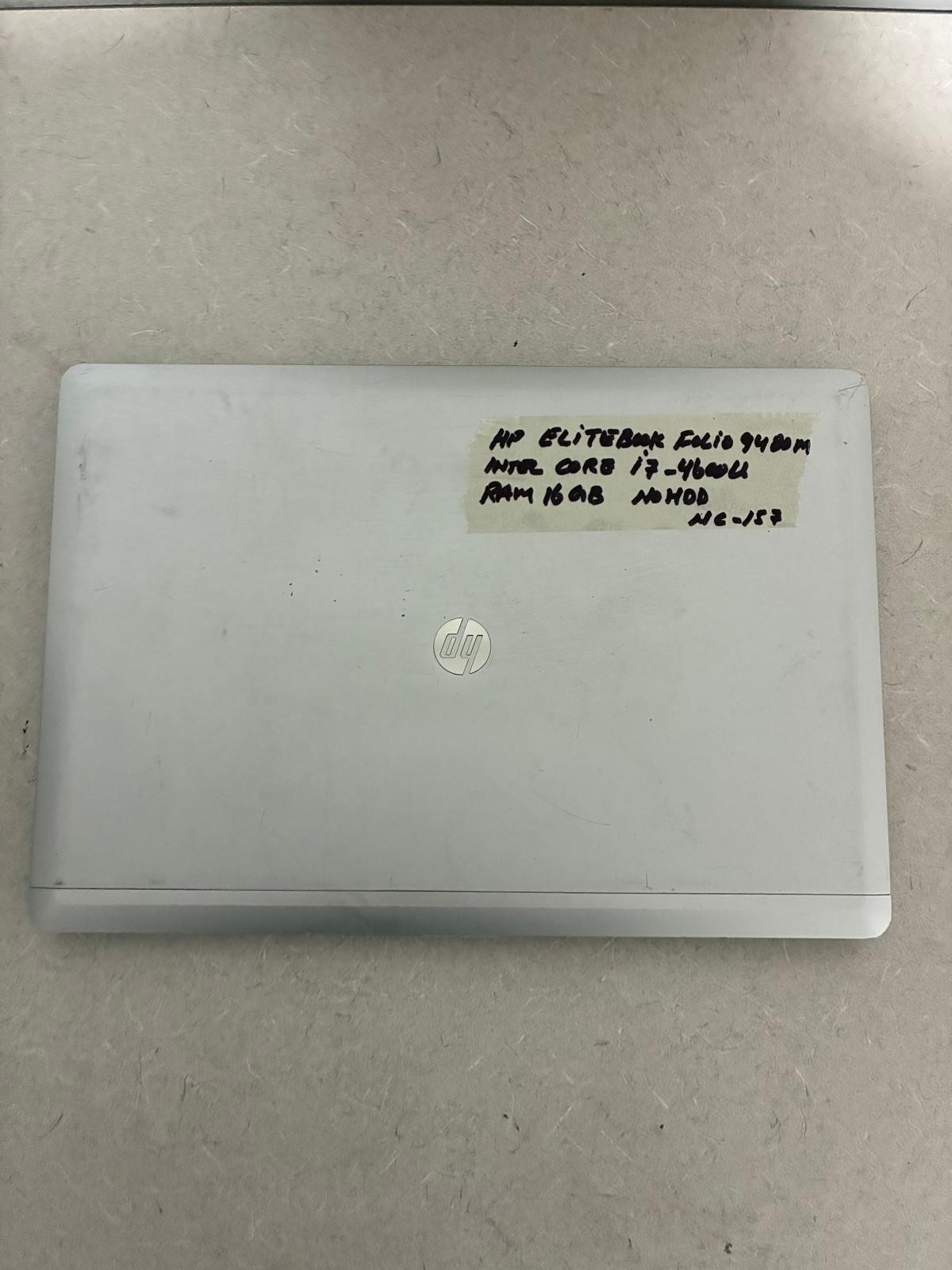 HP EliteBook Folio 9480m Intel i7-4600U 16GB RAM No HDD