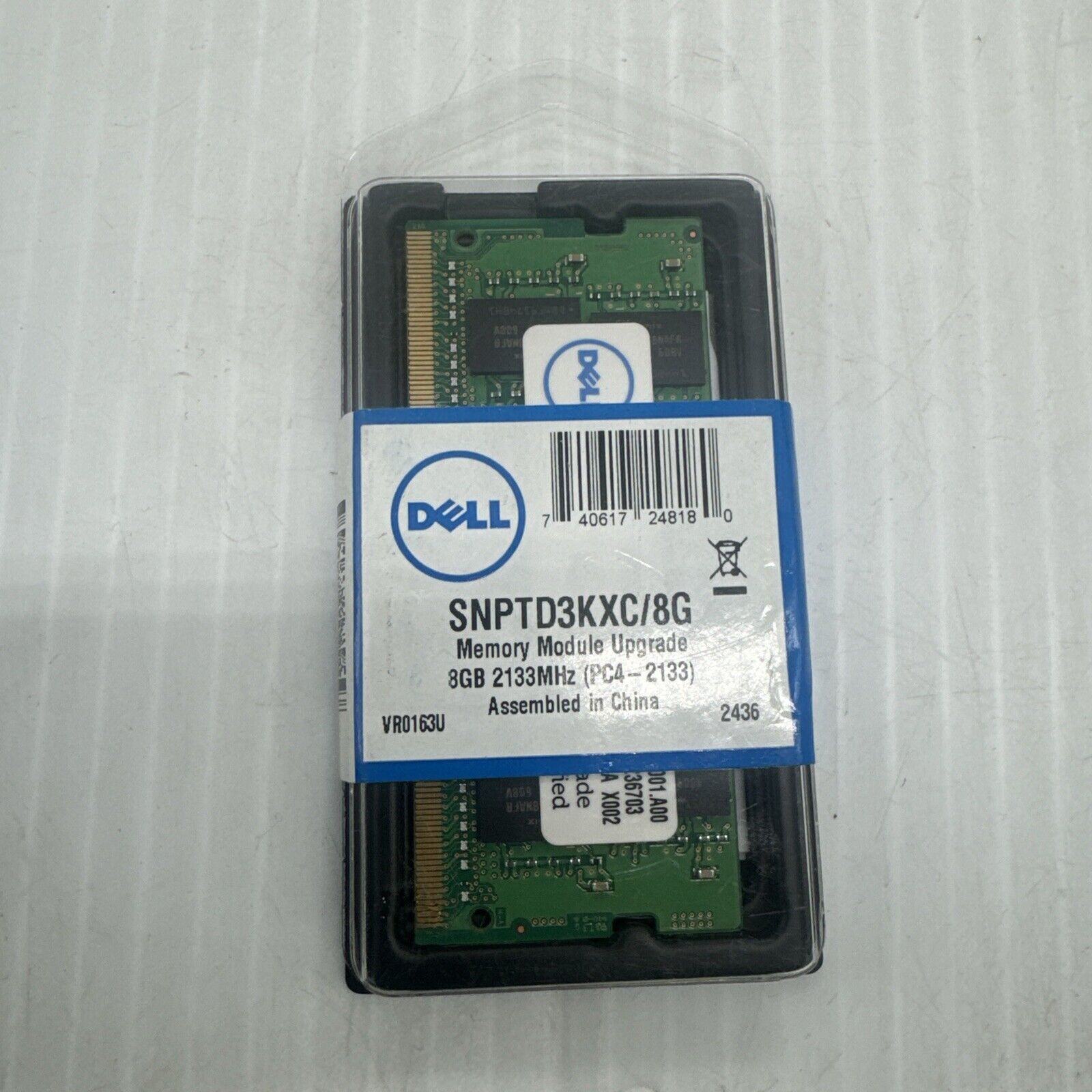 Dell SNPTD3KXC/8G 8GB 2133MHz (PC4-2133) Memory Upgrade NEW SEALED
