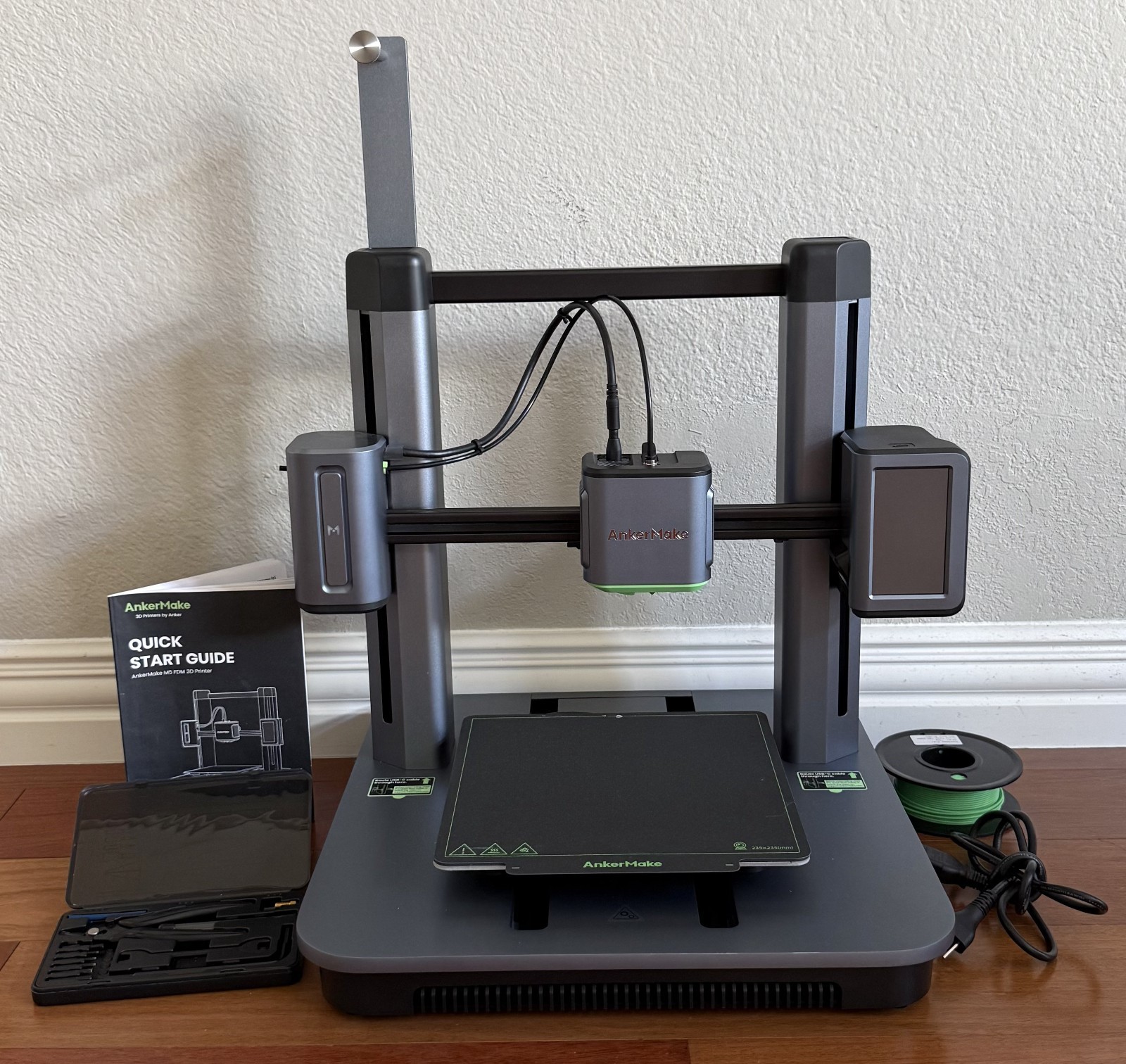 AnkerMake (eufyMake) M5 Speedy3D Printer With Kit and Filament Easy Setup
