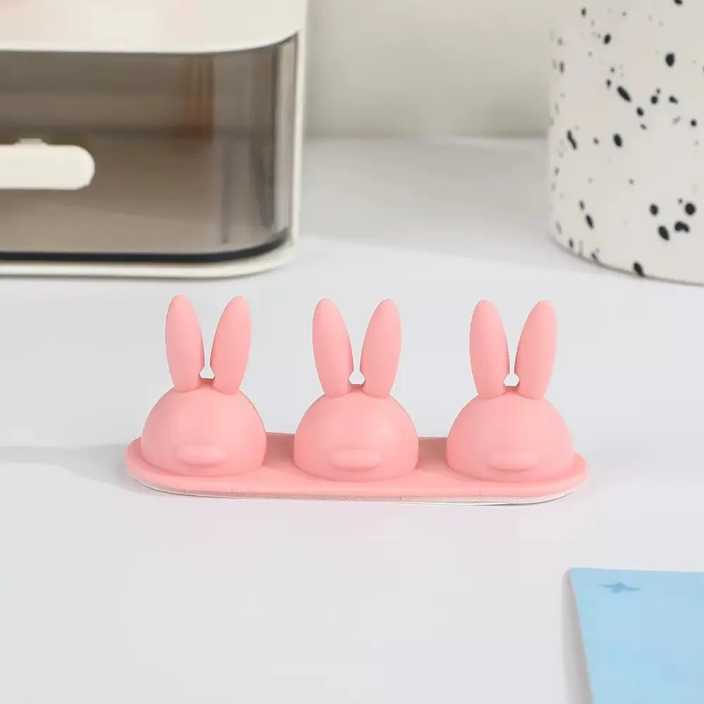 Cute Bunny Desktop Cable Organizer Charging Cable Holder And Organizer Self Adhe