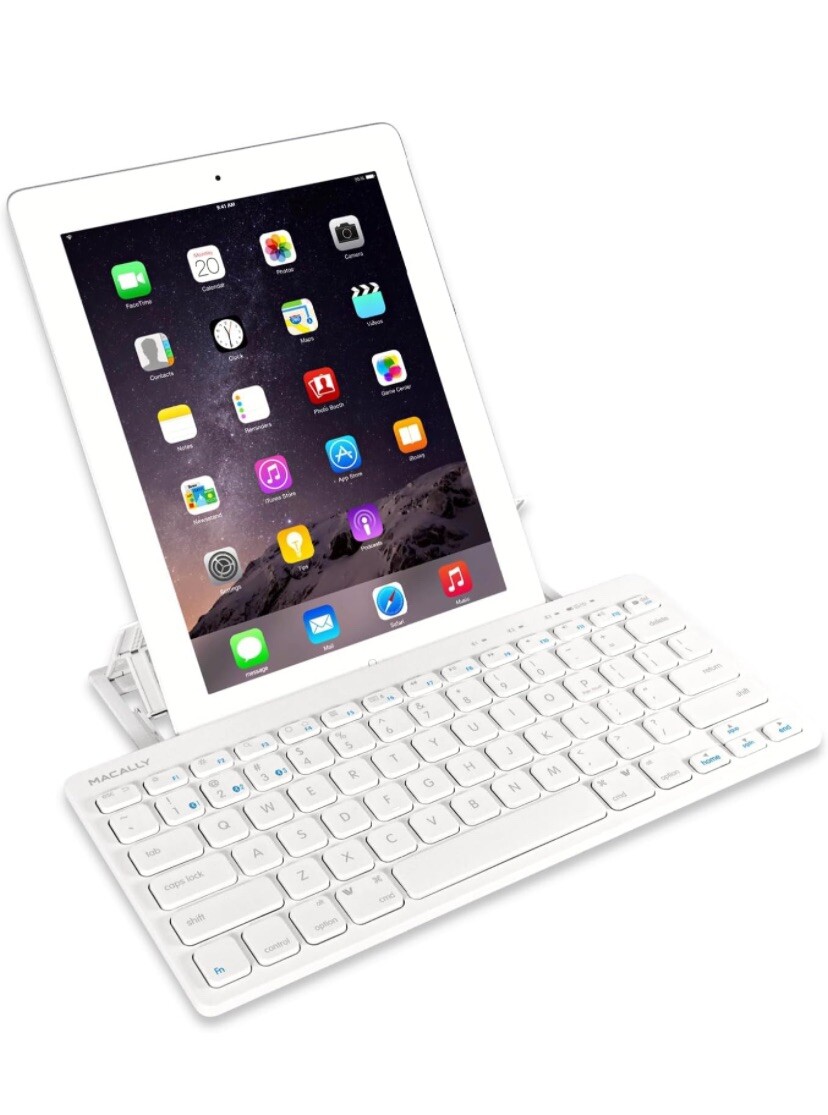 Macally Small Bluetooth Keyboard for Mac - Multi Device Wireless Keyboard