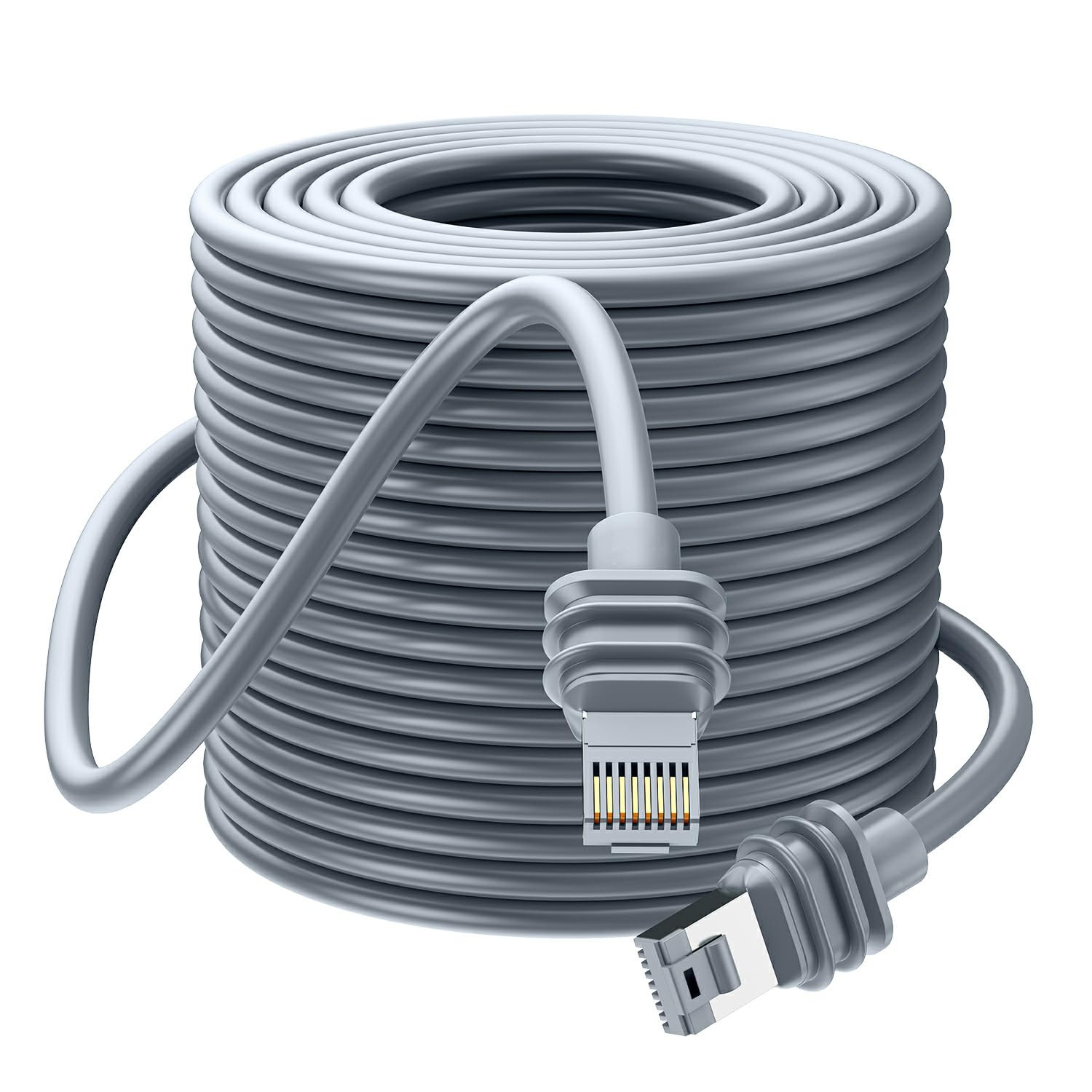 16.4FT Cat6 Starlink Cable Gen3/Mini 5Gbps IP67 Waterproof Grey | for Starlink