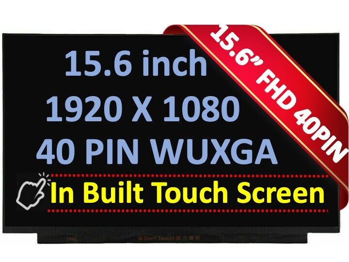 HP Pavilion 15-CS3153CL 1G131UA 40pin FHD IPS LED LCD Touch Screen L07628-JD1