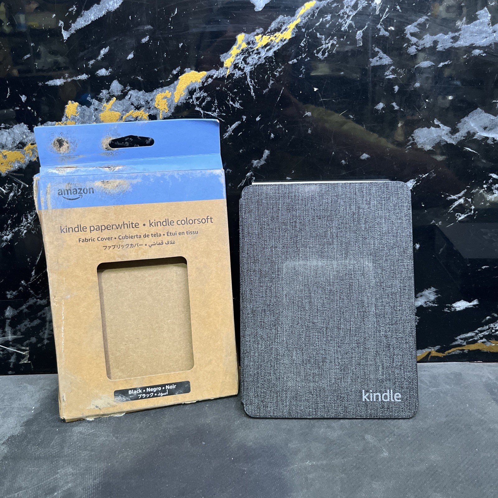 ¥ Amazon Kindle Paperwhite and Kindle Colorsoft Case Lightweight Black OPEN BOX
