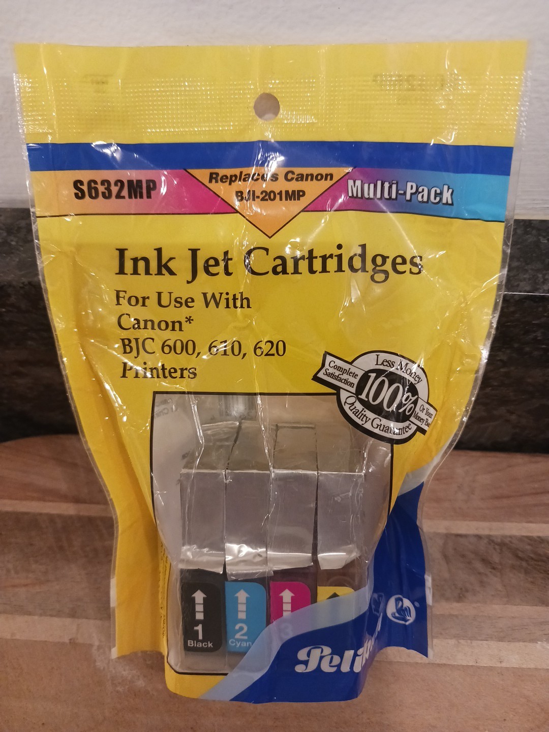 Canon BJI-201 MP Multi-Pack 4 (Four) Ink Cartridges - New Sealed.