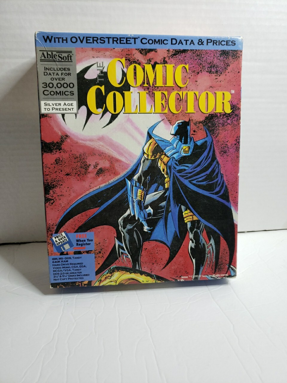 1993 AbleSoft “The Comic Collector” IBM/Tandy MS-DOS 3.5” & 5.25” Discs COMPLETE