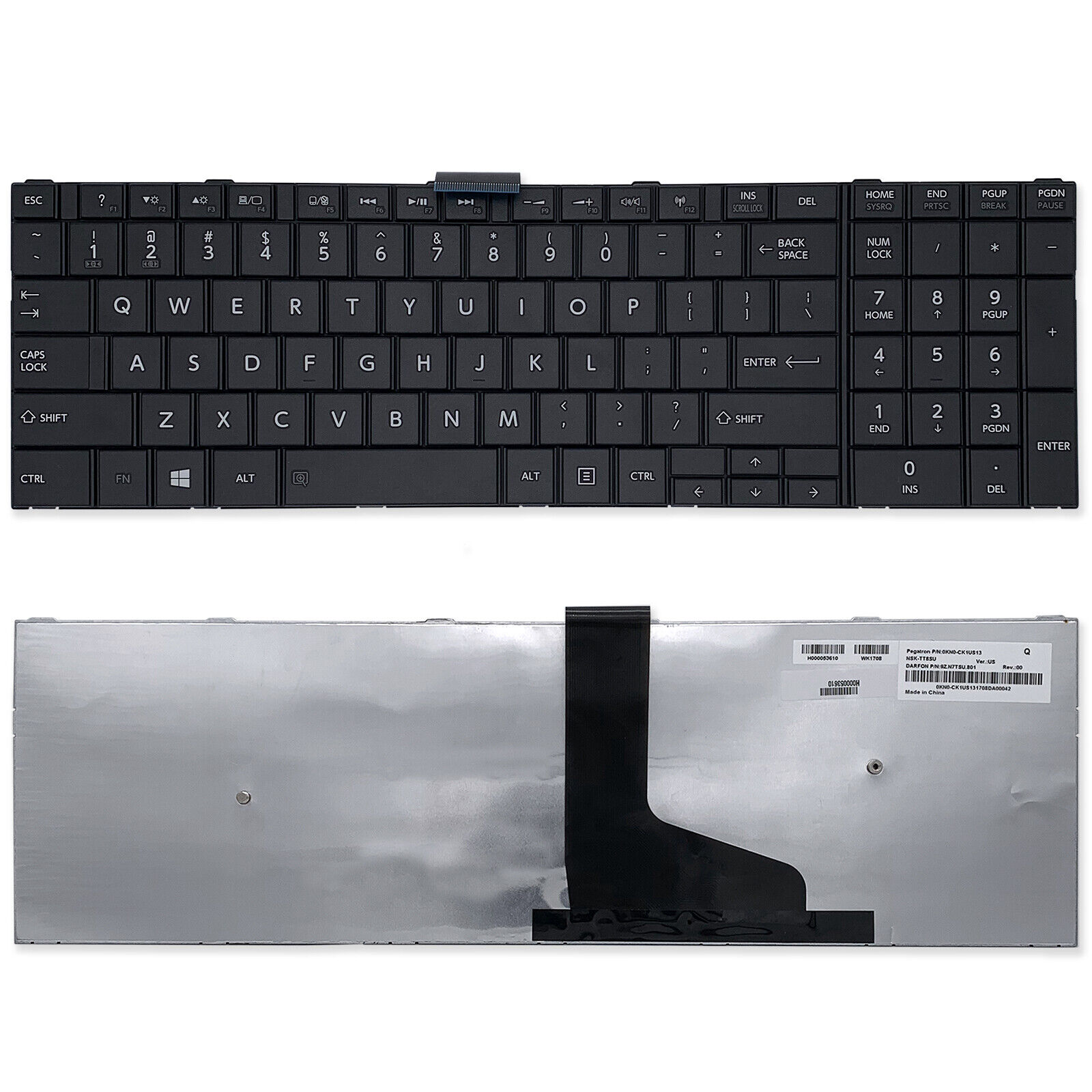 Keyboard for Toshiba Satellite C50-A C50T-A C50D-A C55-A C55D-A C55T-A Series