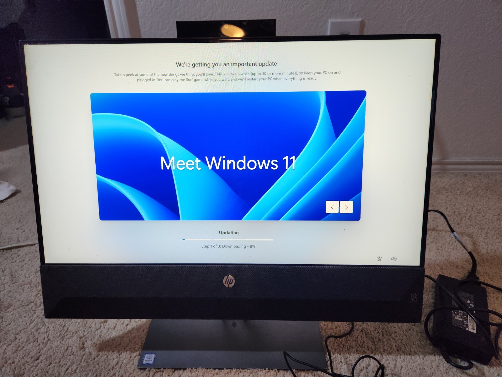 Latest HP 24-cr0013w All-in-One Desktop 23.8" Touchscreen i3-N300 0.8GHz Intel