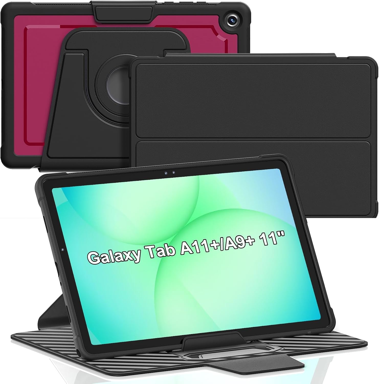 360 Rotating Magnetic Detachable Case for Samsung Galaxy Tab A11+ Plus 11 inch R