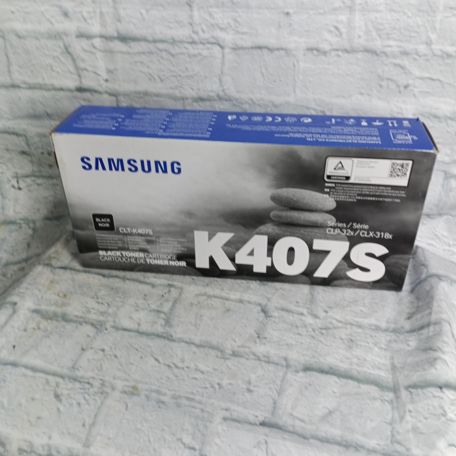 Samsung CLT-K407S Black Toner Cartridge CLP-32x CLX-318x Series New OEM A9