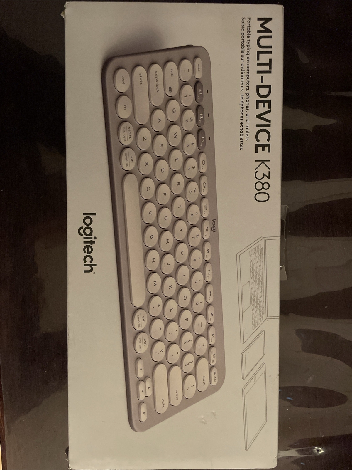 Logitech - K380 TKL Wireless Scissor Keyboard for PC, Laptop, Windows, Mac - New