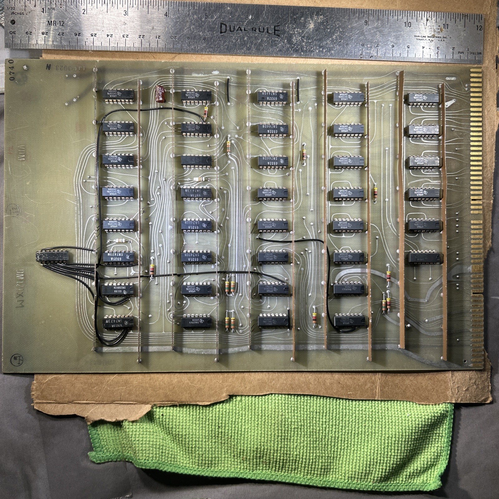 Vintage Unisis Sperry-Univac TTL Logic Board-44P0023 Series TTL Circuit Card-Exl