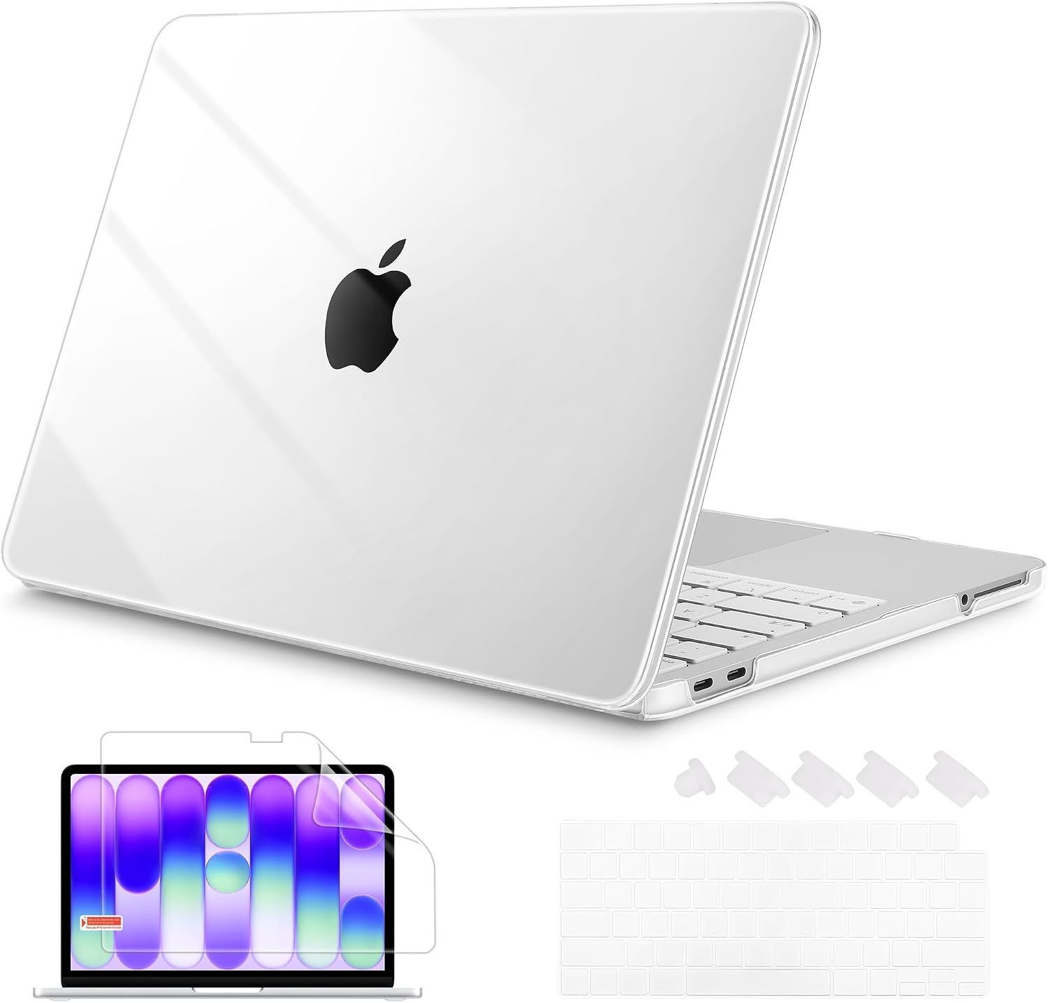 Clear Case for 2026 MacBook Neo 13-inch A18 Pro chip A3404 Laptop Cover