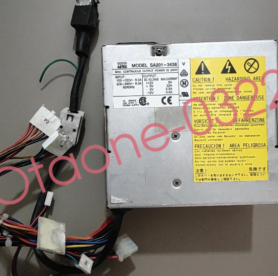 1PCS USED ASTEC SA201-3438 Power supply Fast delivery Via Fedex/DHL