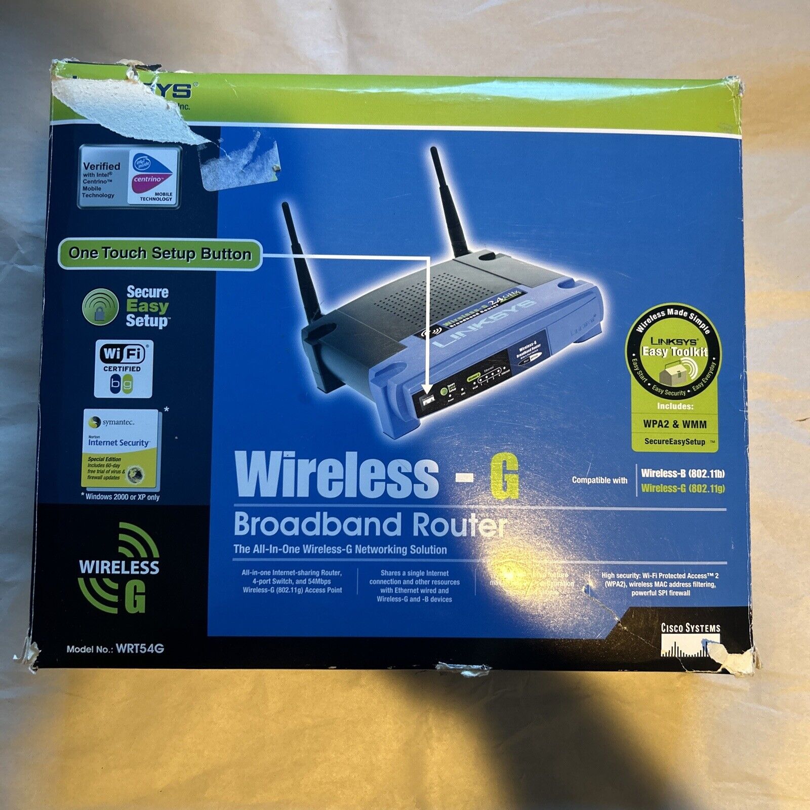 Linksys Wireless-G Broadband Router TESTED/WORKING