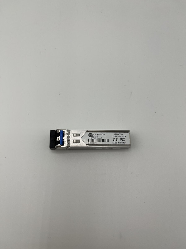LOT OF 10 CHAMPION ONE 1000SFP10 CLASS 1 LASER 1310NM SMF TRANSCEIVERS