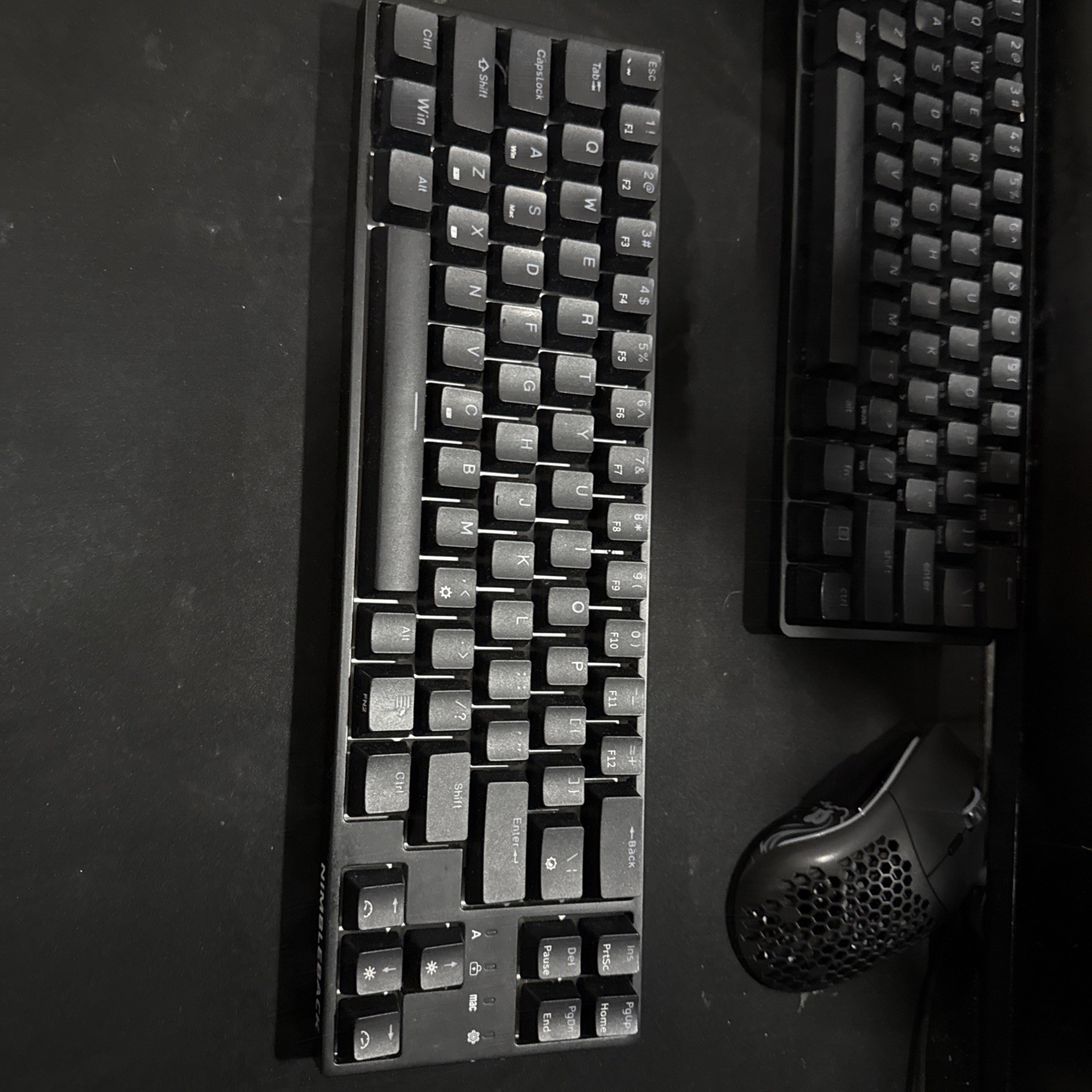 nimbleback  65% gaming keyboard (I don’t have a cable for it)