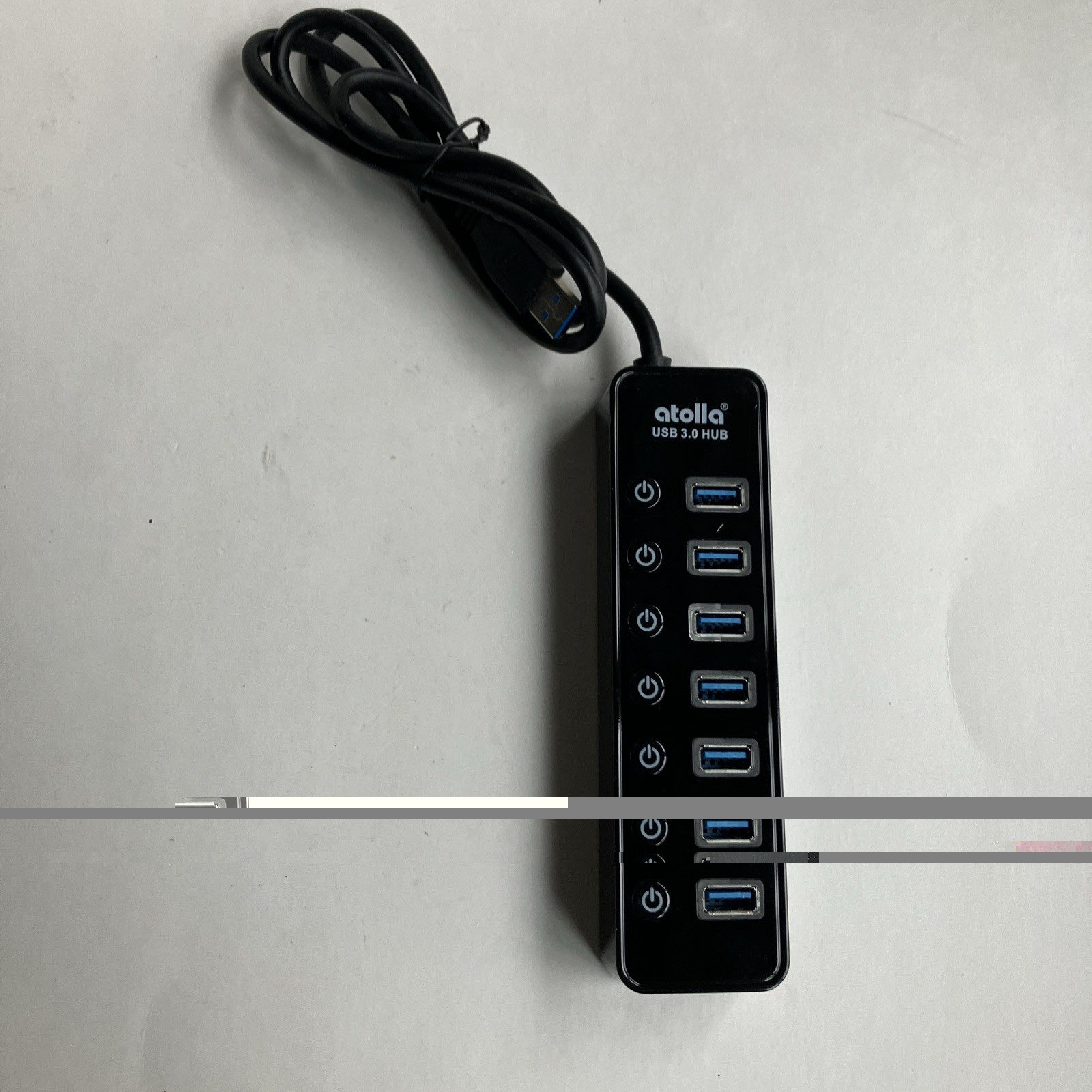 Atolla 7-Port USB 3.0 Data Hub Splitter Charging Port  Station